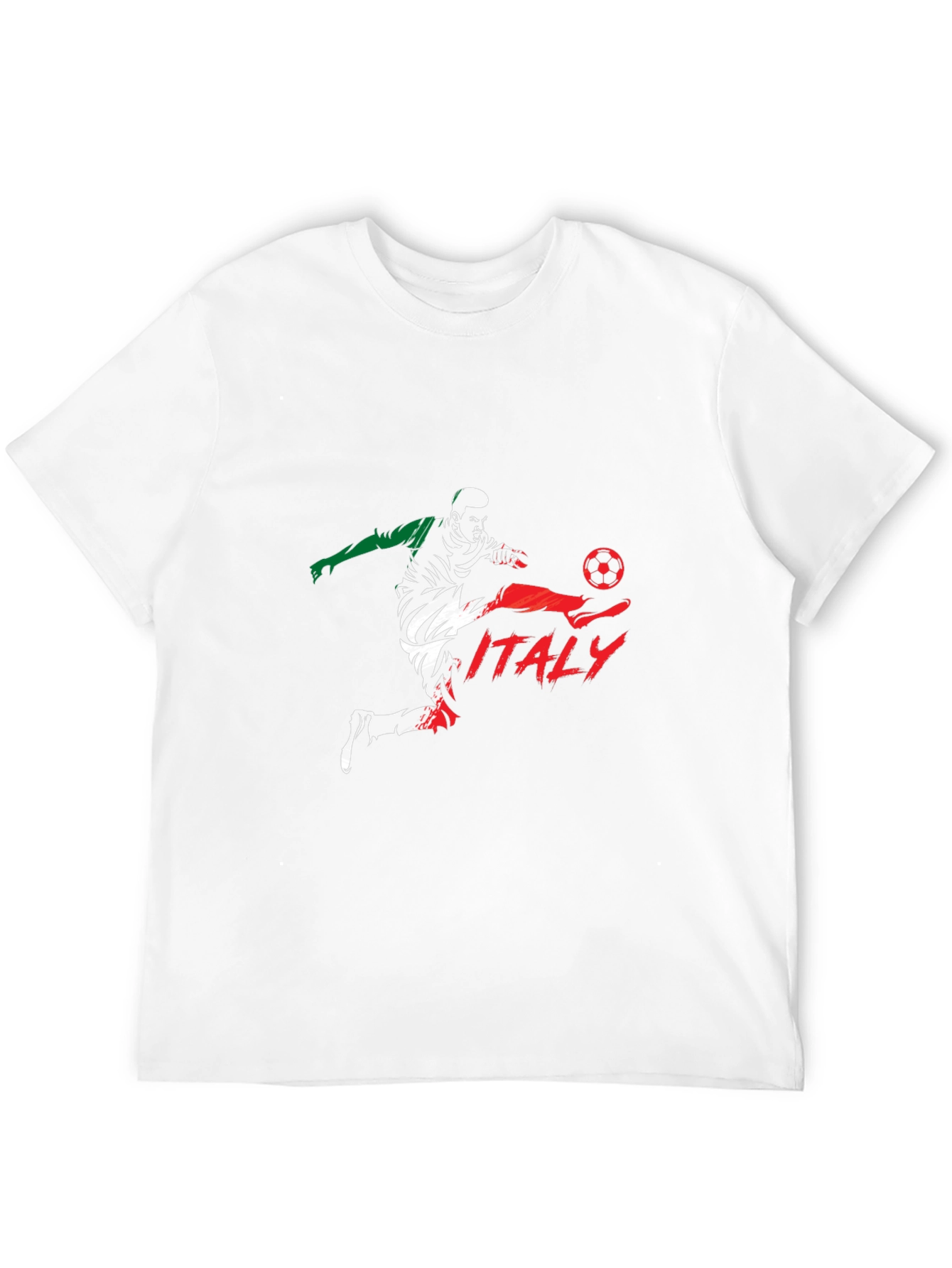 Italy Soccer Fan T-Shirt - Black Graphic Tee