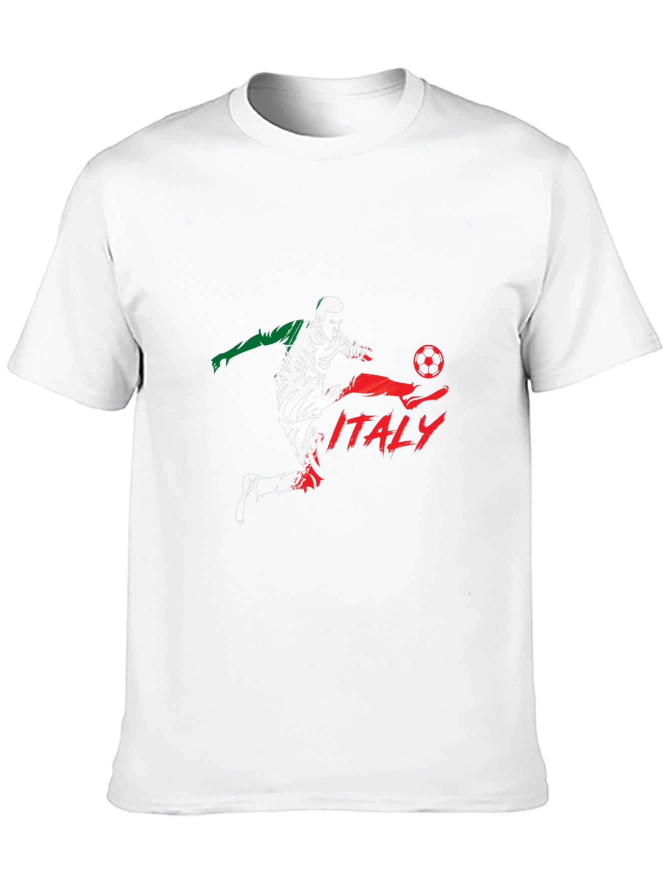 Italy Soccer Fan T-Shirt - Black Graphic Tee