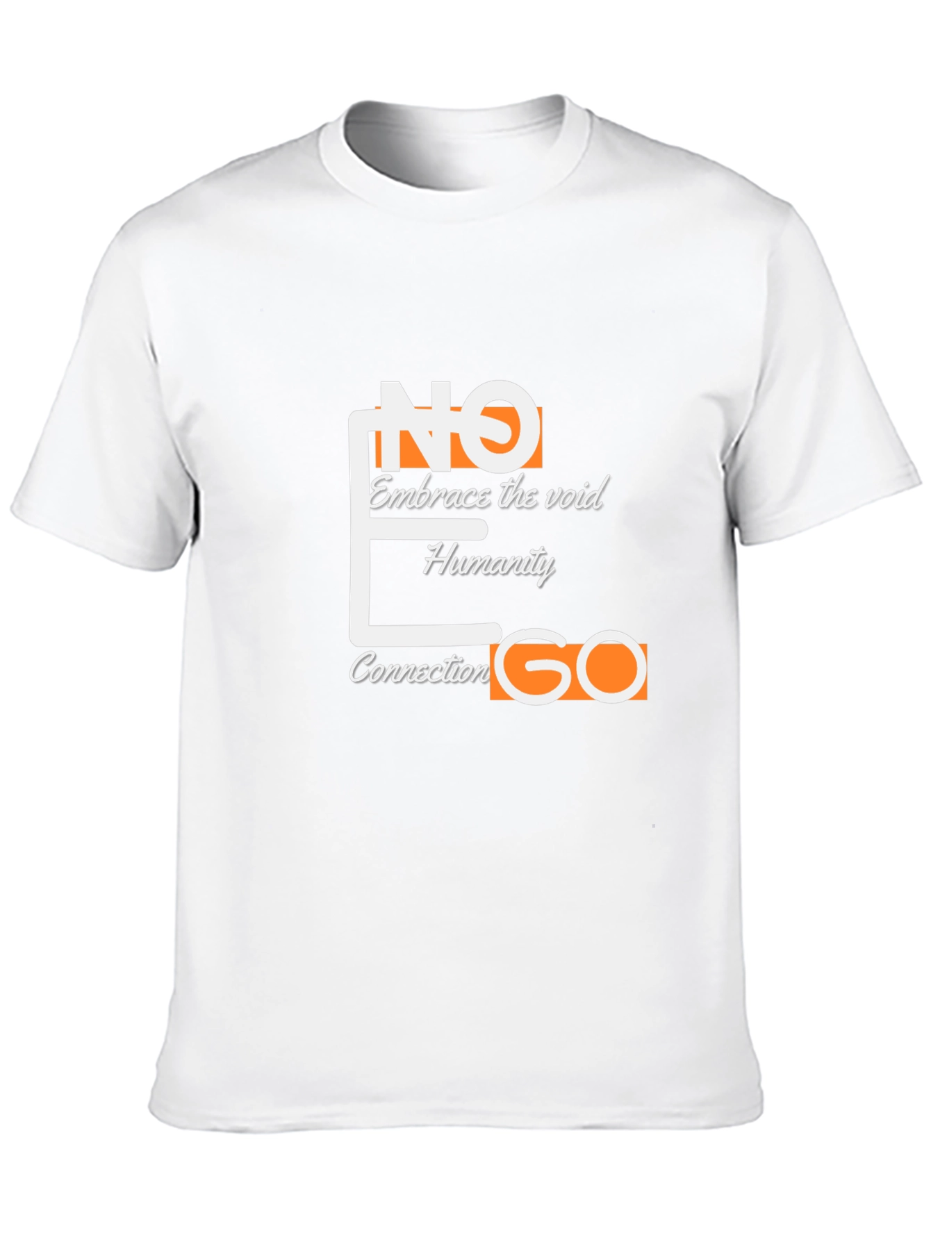 Abstract Design Black Graphic Tee