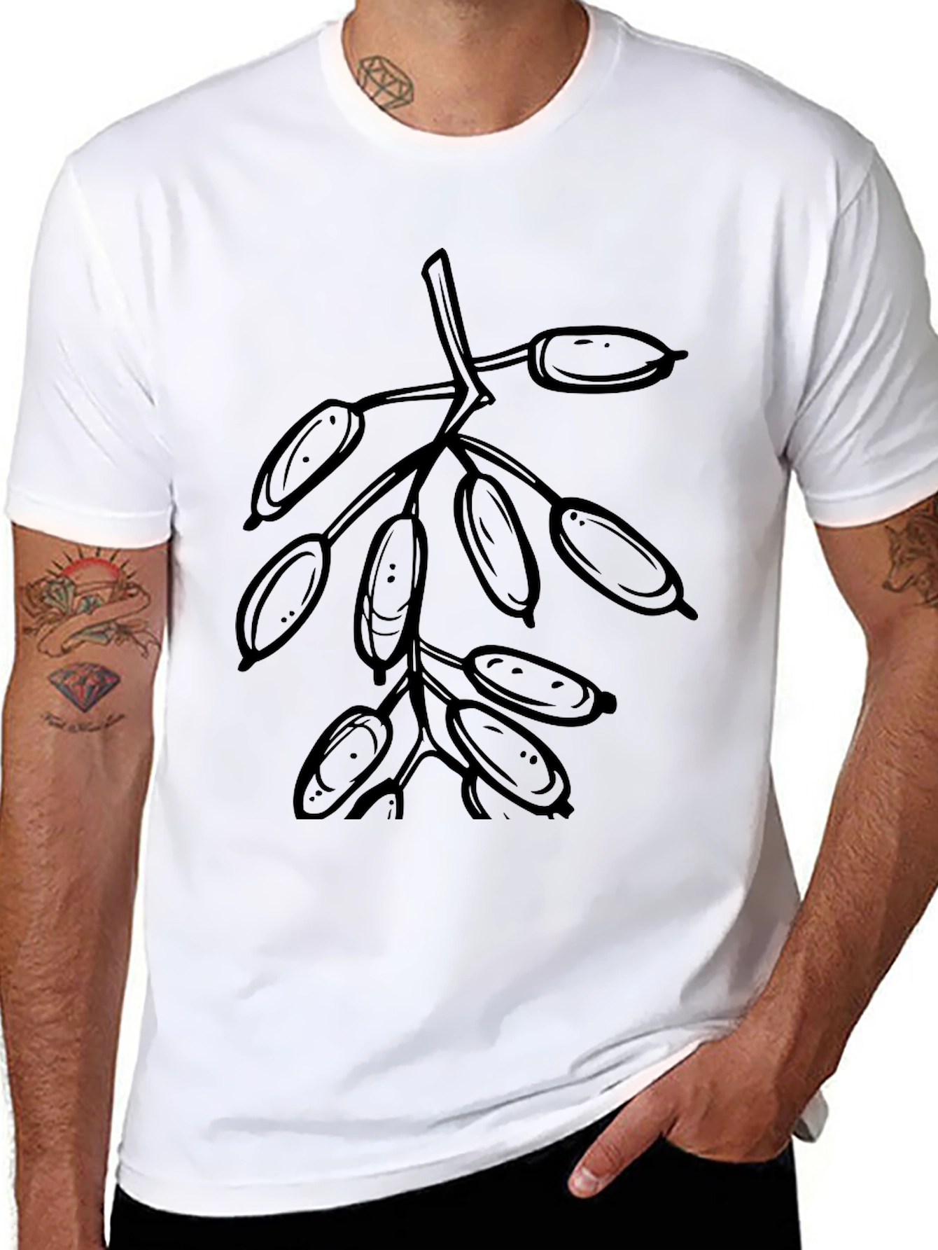 Abstract Botanical T-Shirt