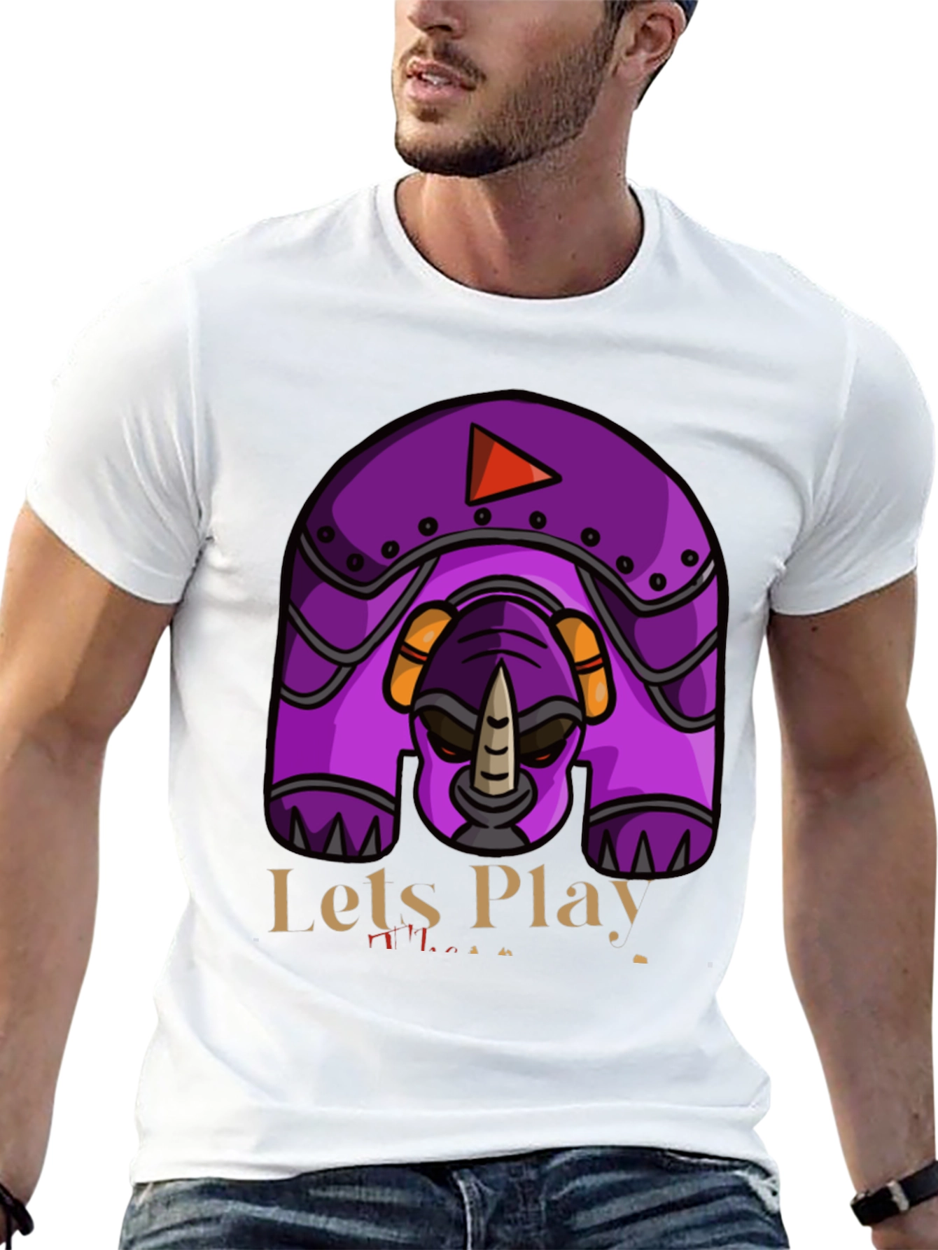 Lets Play Rhino Robot T-Shirt