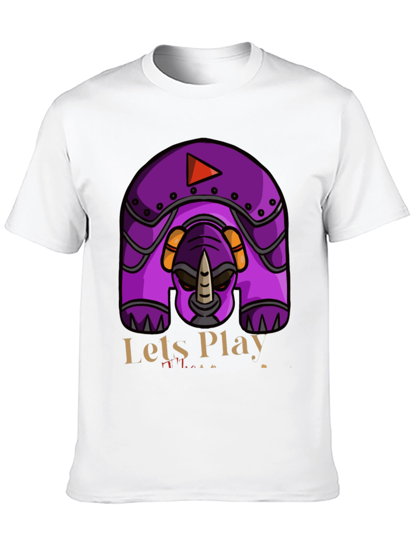 Lets Play Rhino Robot T-Shirt