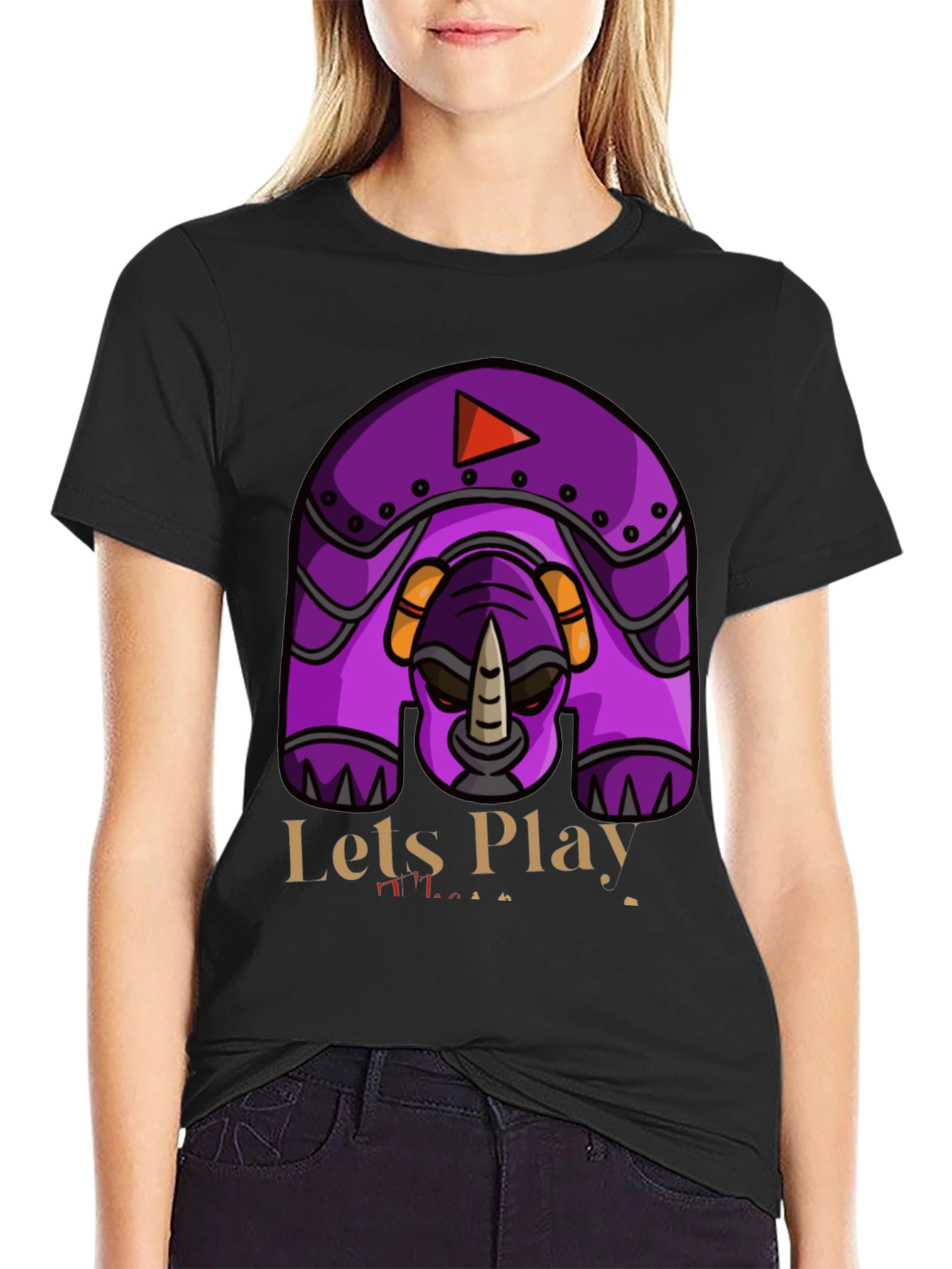 Lets Play Rhino Robot T-Shirt