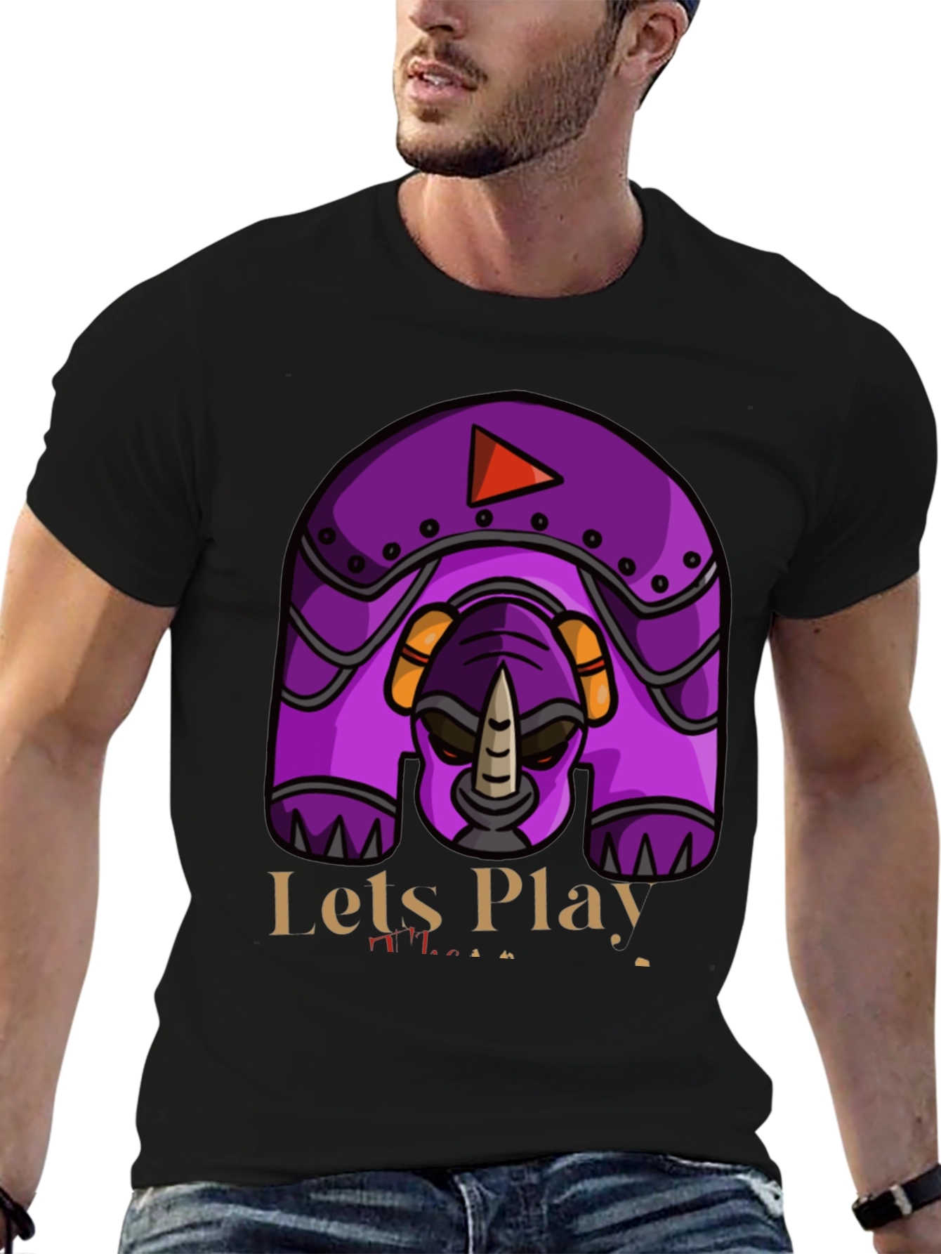 Lets Play Rhino Robot T-Shirt