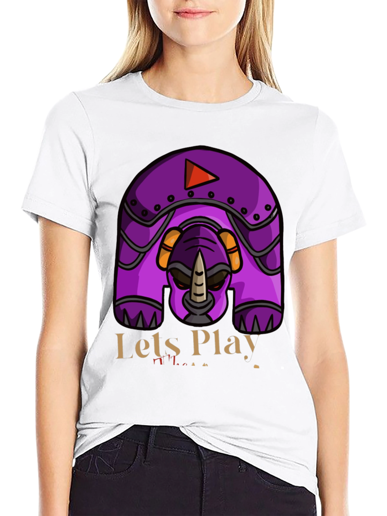 Lets Play Rhino Robot T-Shirt