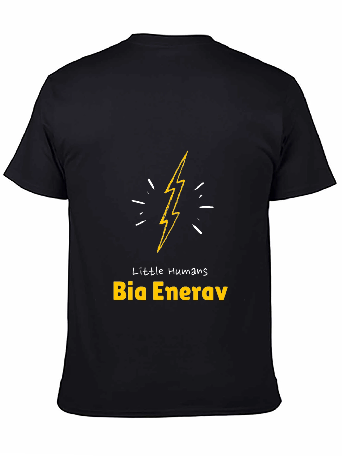 Little Humans Bia Energy Black Graphic Tee