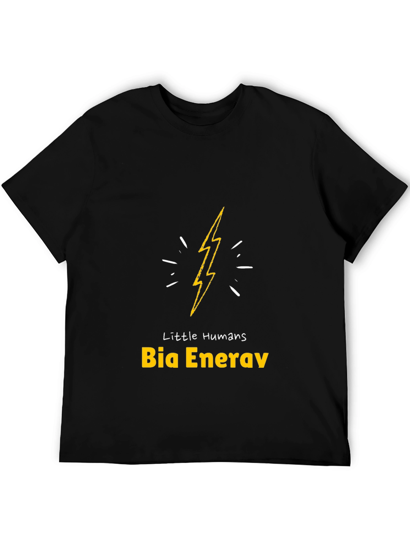 Little Humans Bia Energy Black Graphic Tee