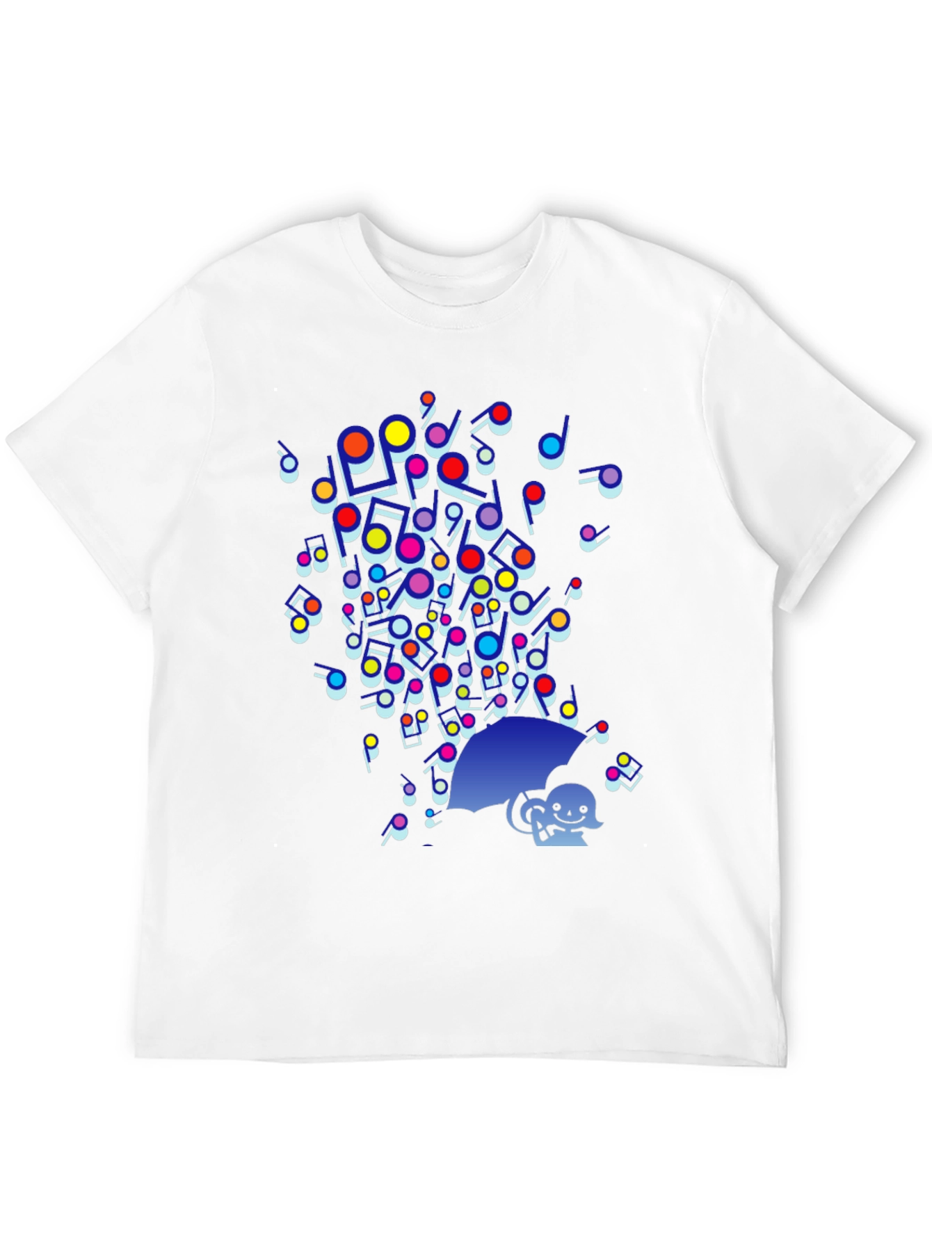 Music Notes Rain T-Shirt