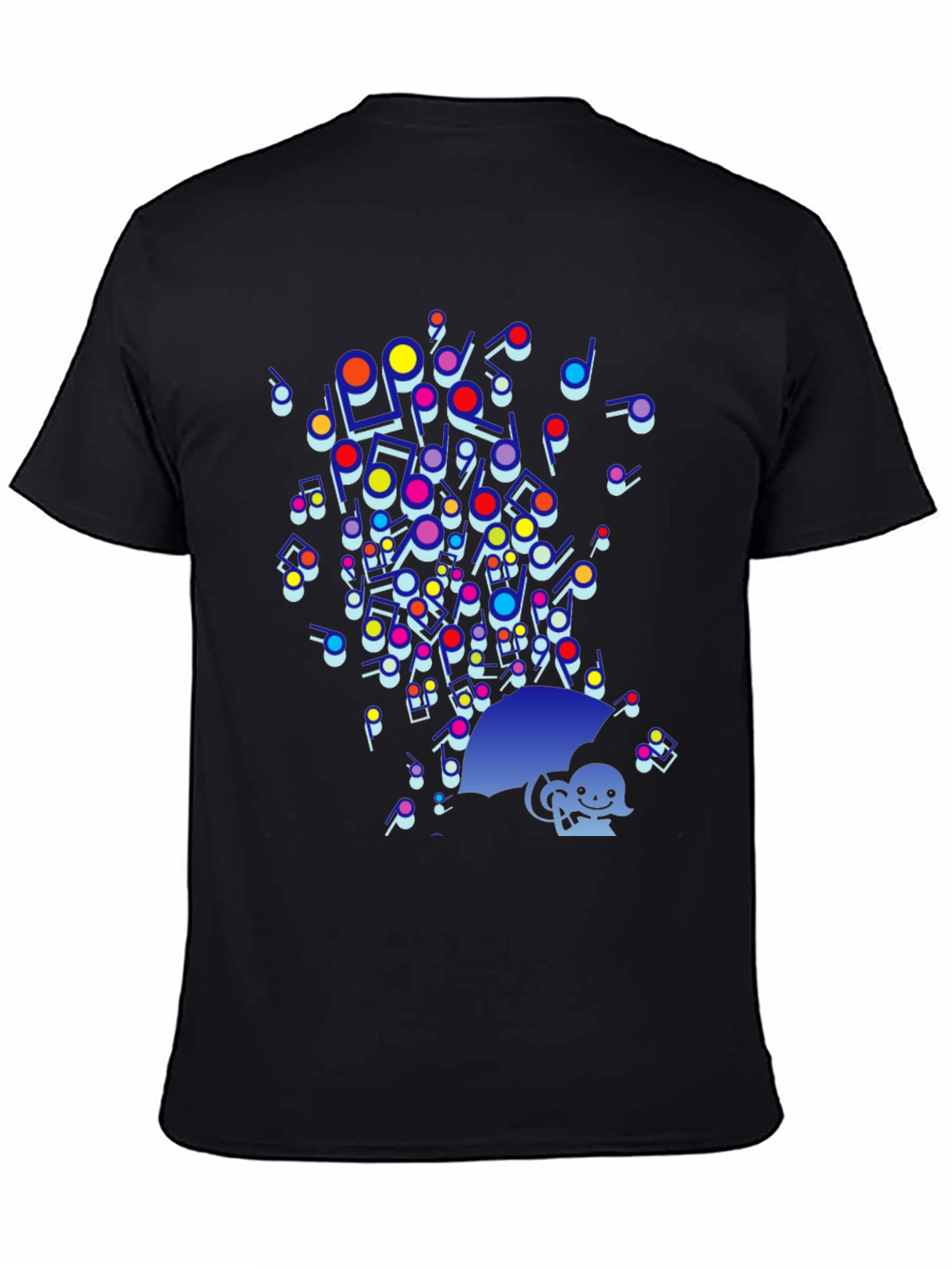 Music Notes Rain T-Shirt