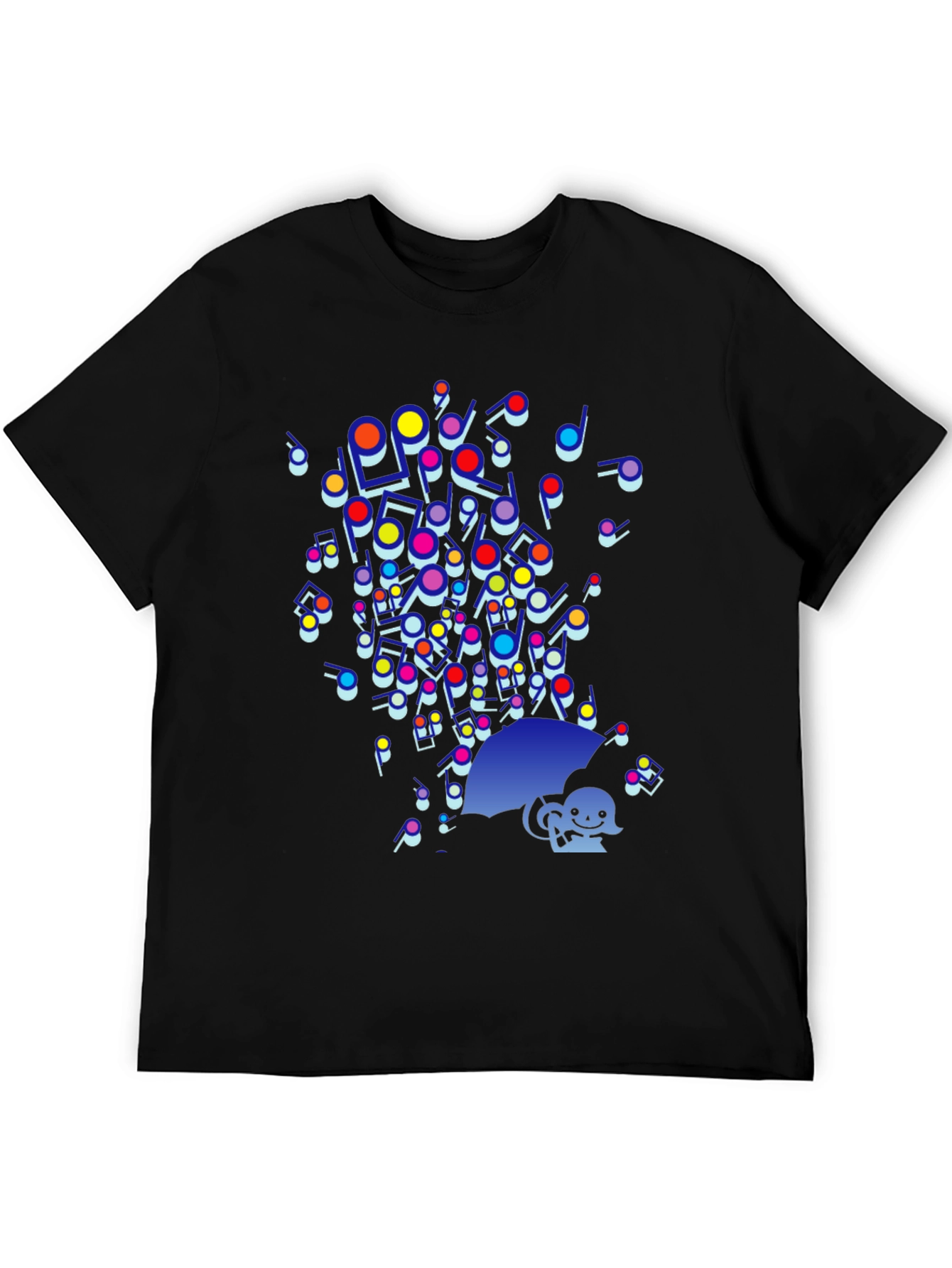 Music Notes Rain T-Shirt