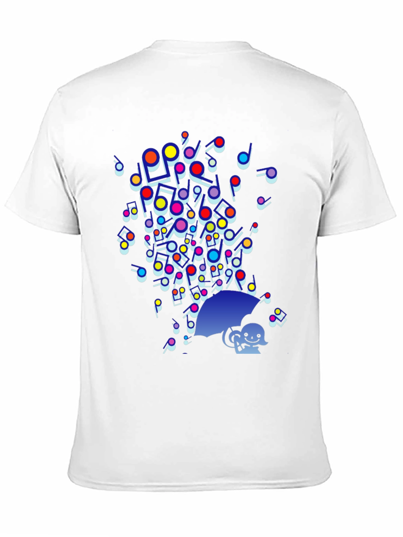 Music Notes Rain T-Shirt