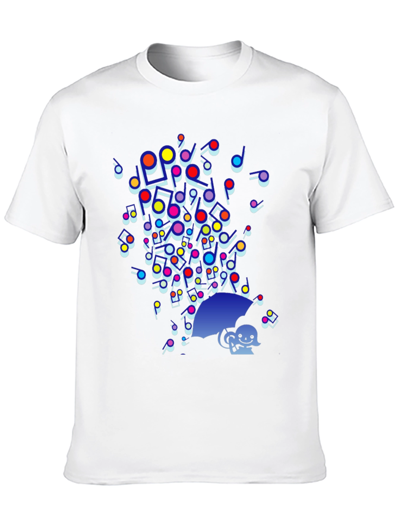 Music Notes Rain T-Shirt