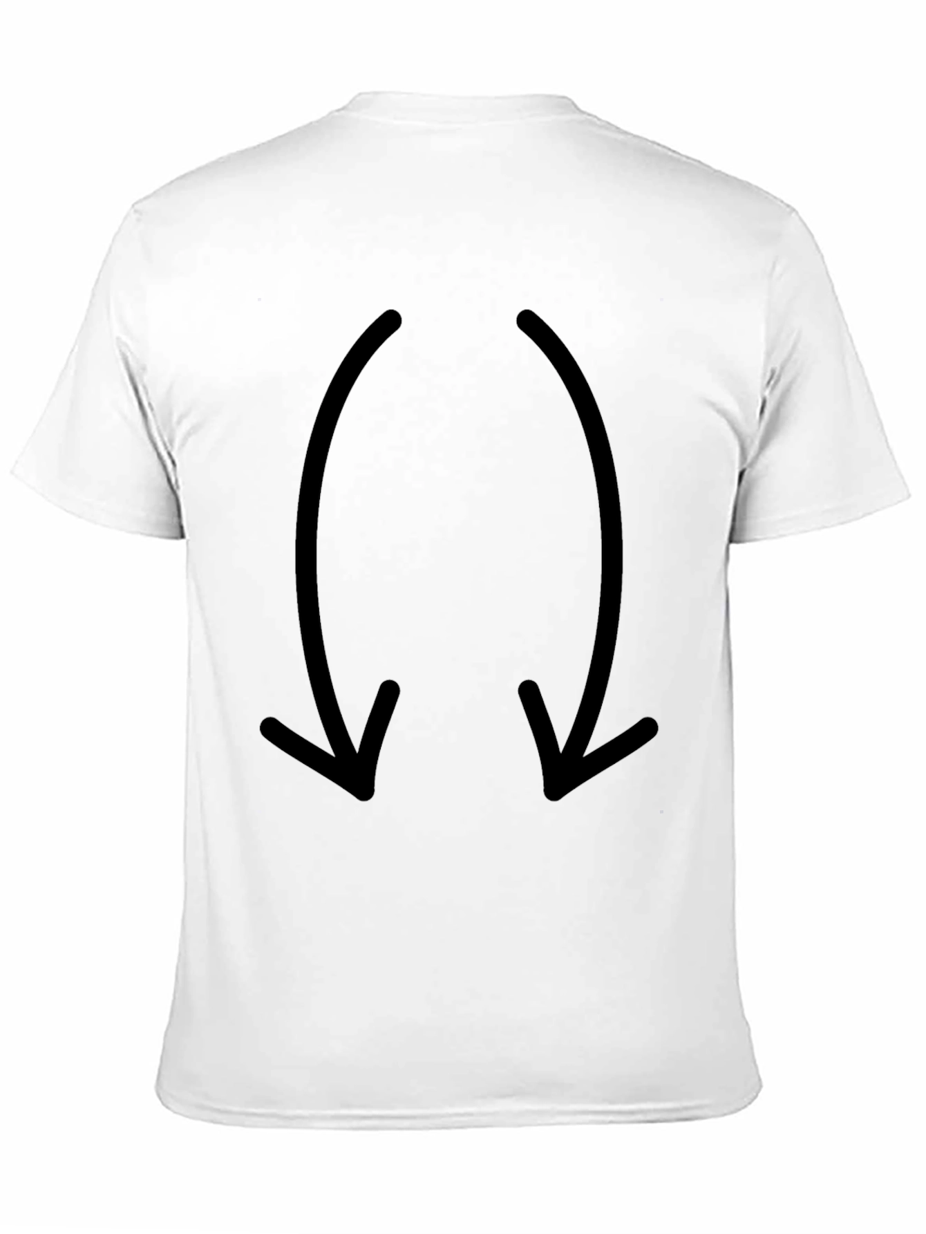 Mens Black Arrow Graphic T-Shirt