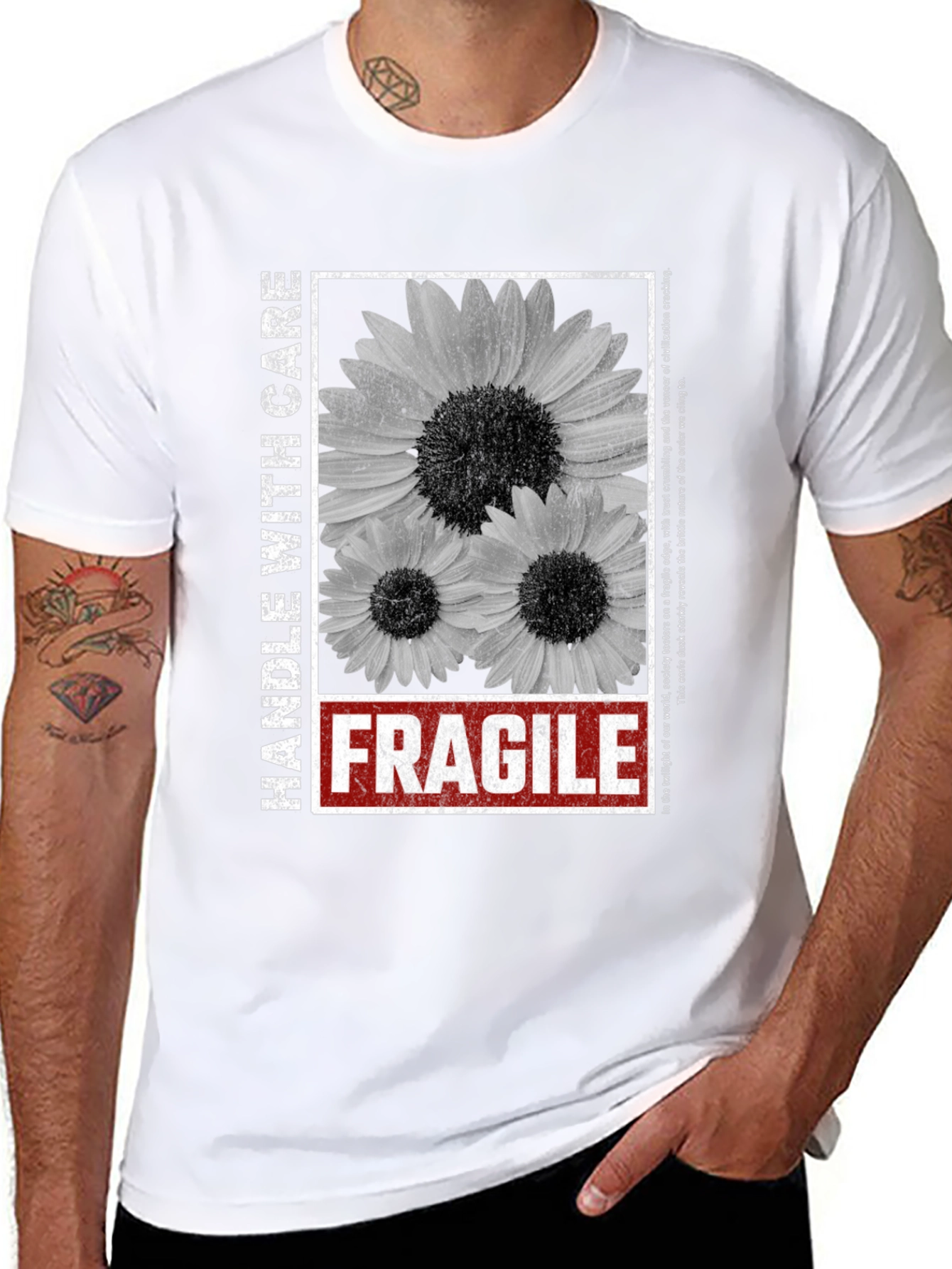 Fragile Graphic Tee - Handle With Care Unisex T-Shirt