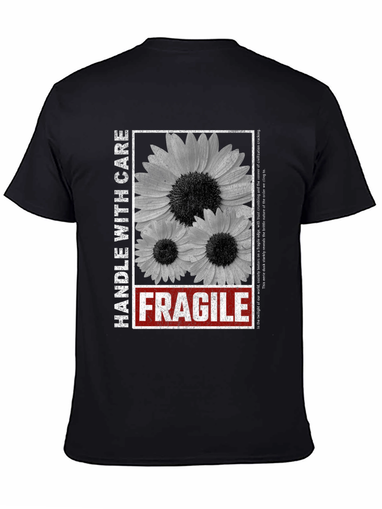 Fragile Graphic Tee - Handle With Care Unisex T-Shirt