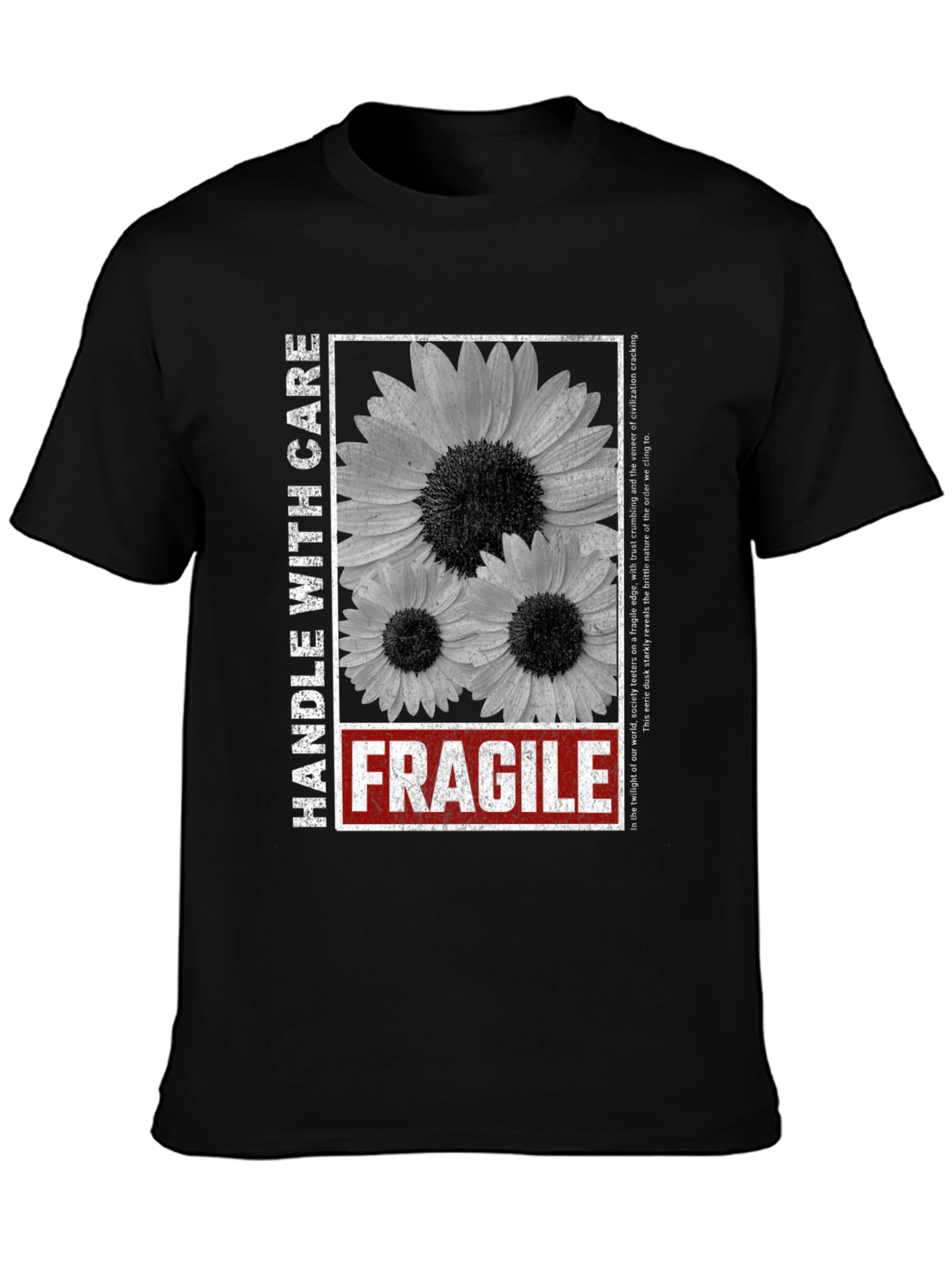 Fragile Graphic Tee - Handle With Care Unisex T-Shirt