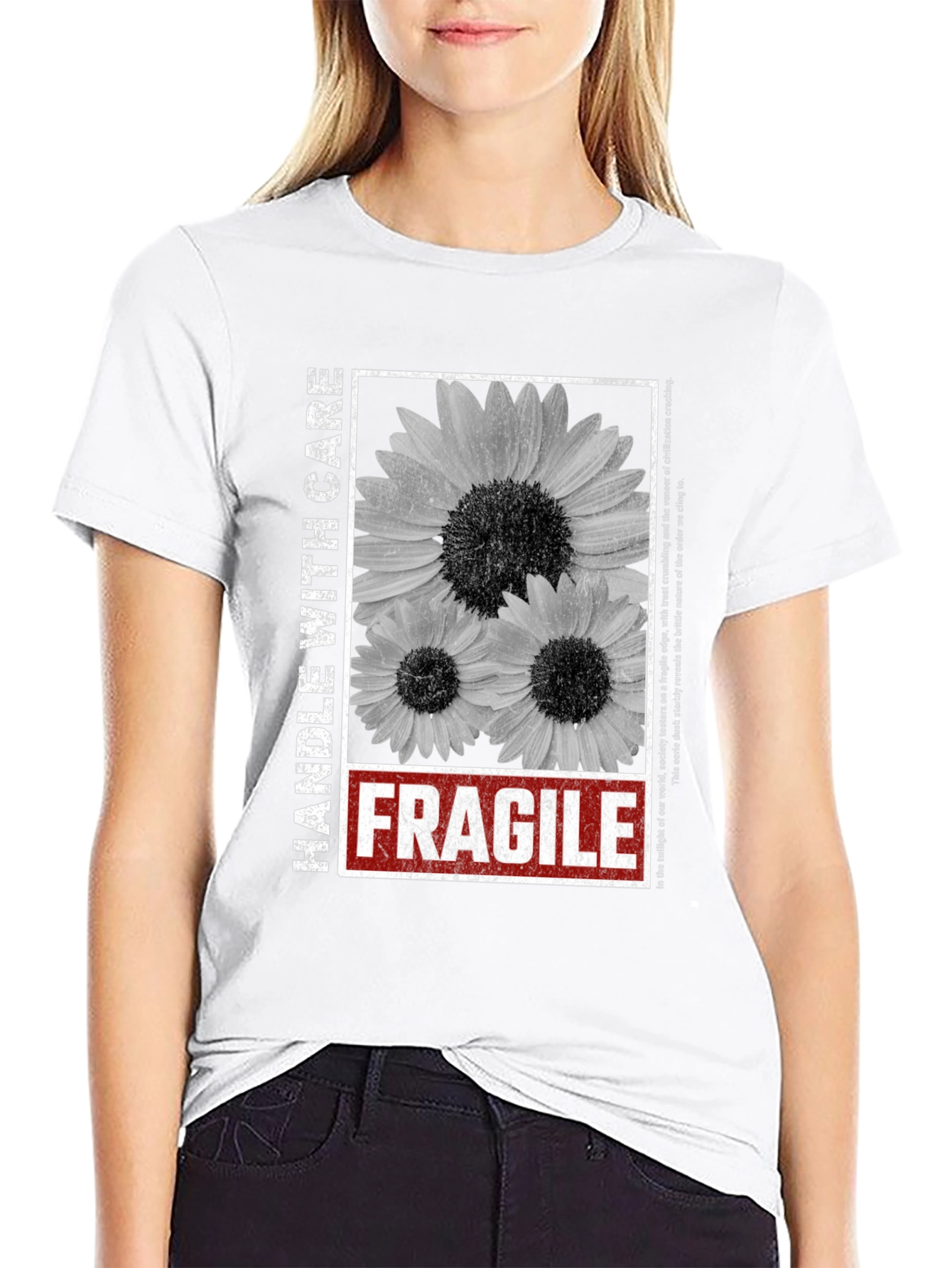 Fragile Graphic Tee - Handle With Care Unisex T-Shirt