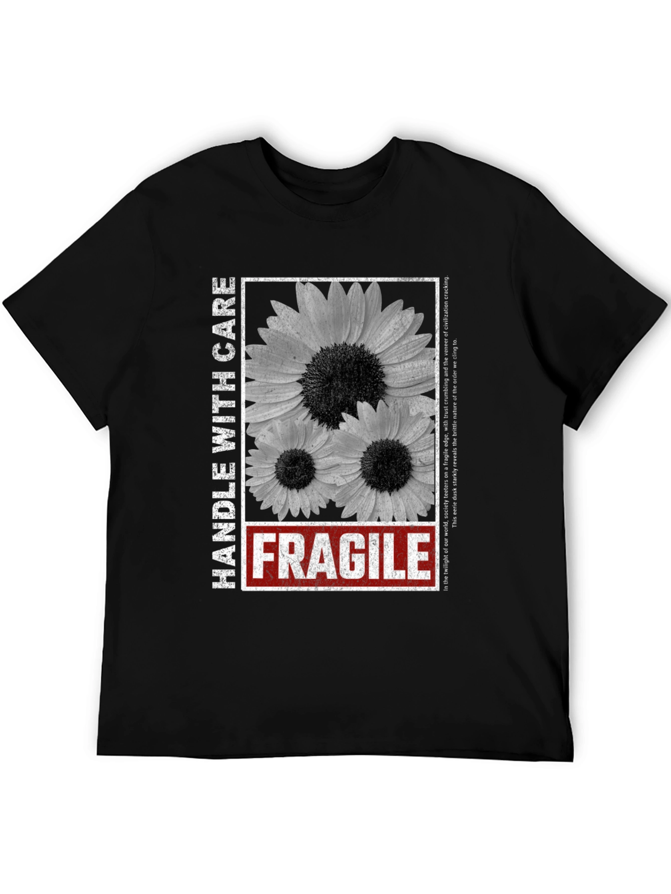 Fragile Graphic Tee - Handle With Care Unisex T-Shirt