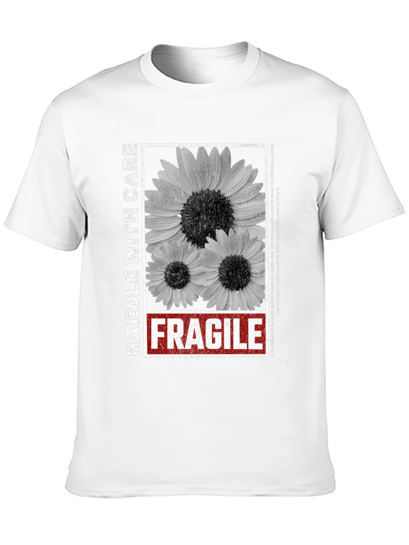 Fragile Graphic Tee - Handle With Care Unisex T-Shirt