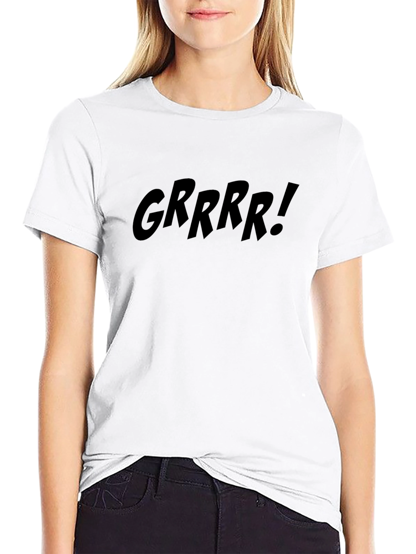 Grrrr! Graphic Tee - Soft Cotton Mens T-Shirt