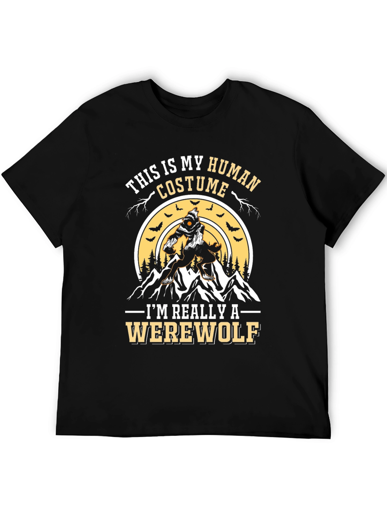 Werewolf Costume T-Shirt - Halloween Apparel