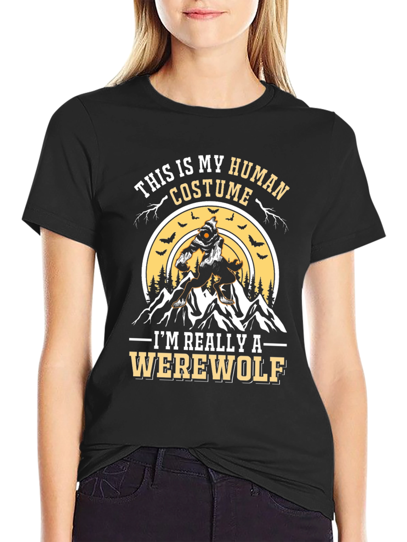 Werewolf Costume T-Shirt - Halloween Apparel