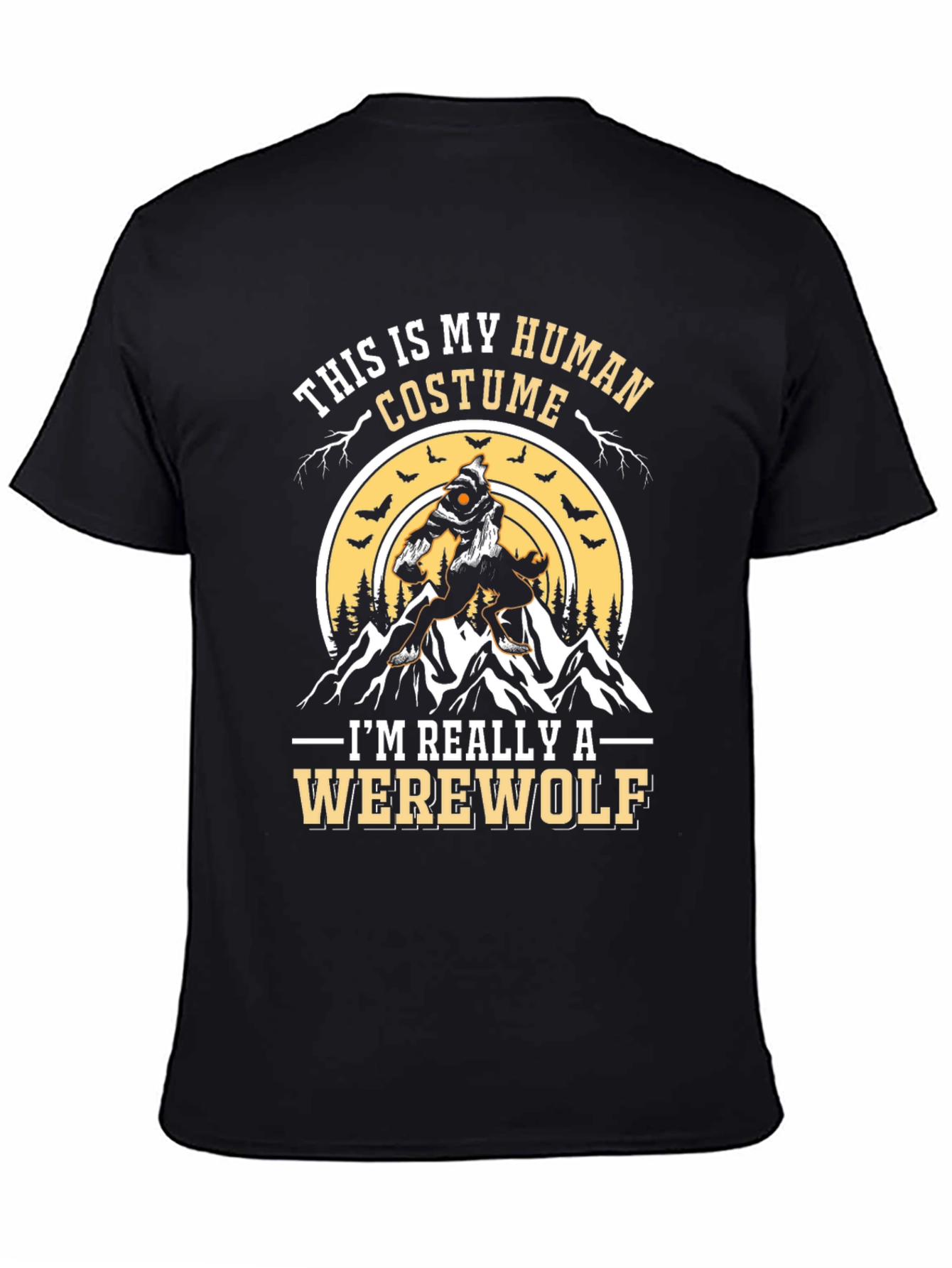 Werewolf Costume T-Shirt - Halloween Apparel