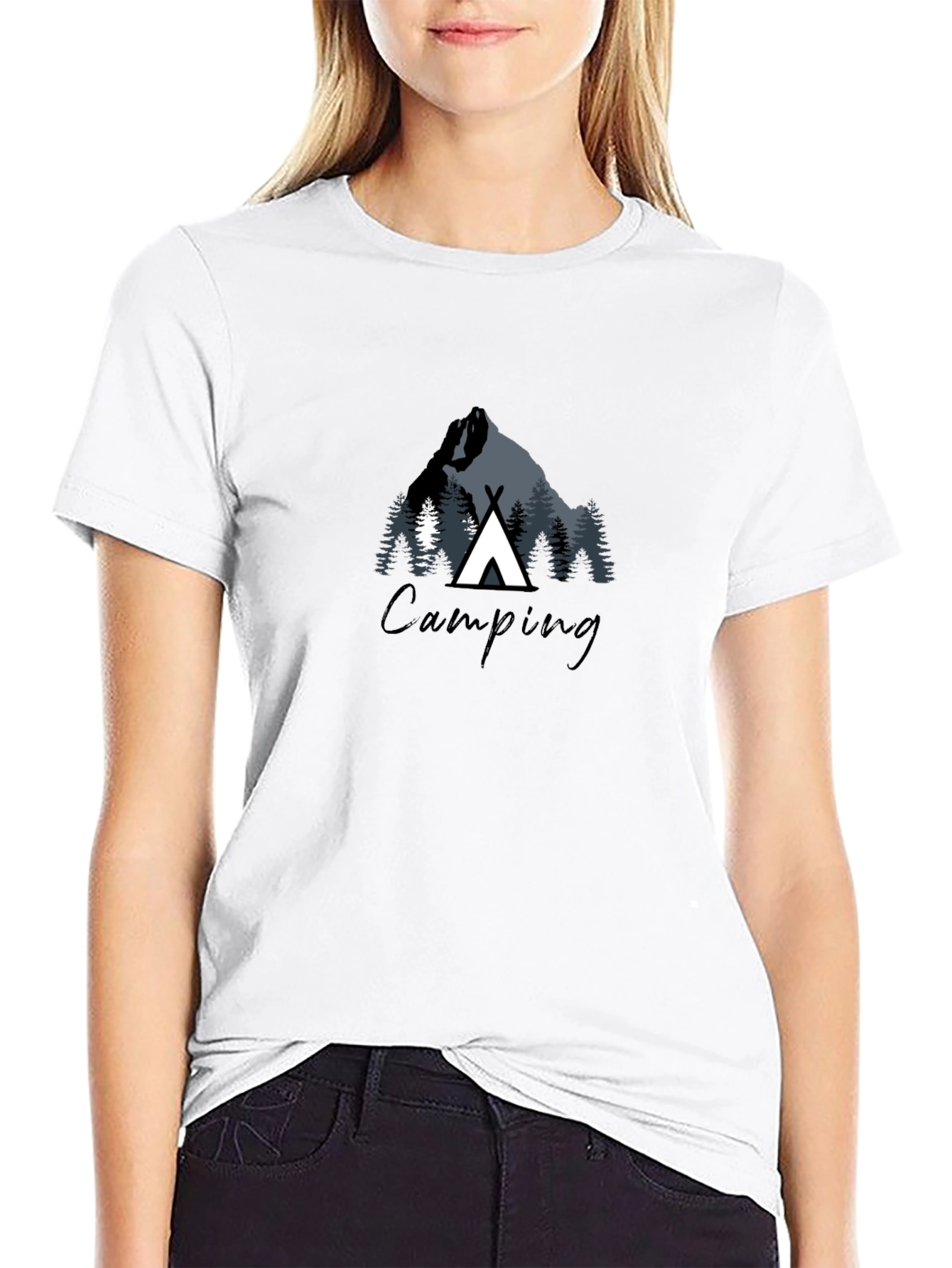 Camping Graphic Tee - Adventure Awaits!