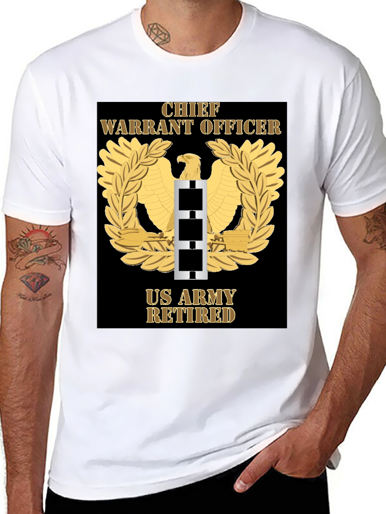 US Army Retired Chief Warrant Officer T-Shirt