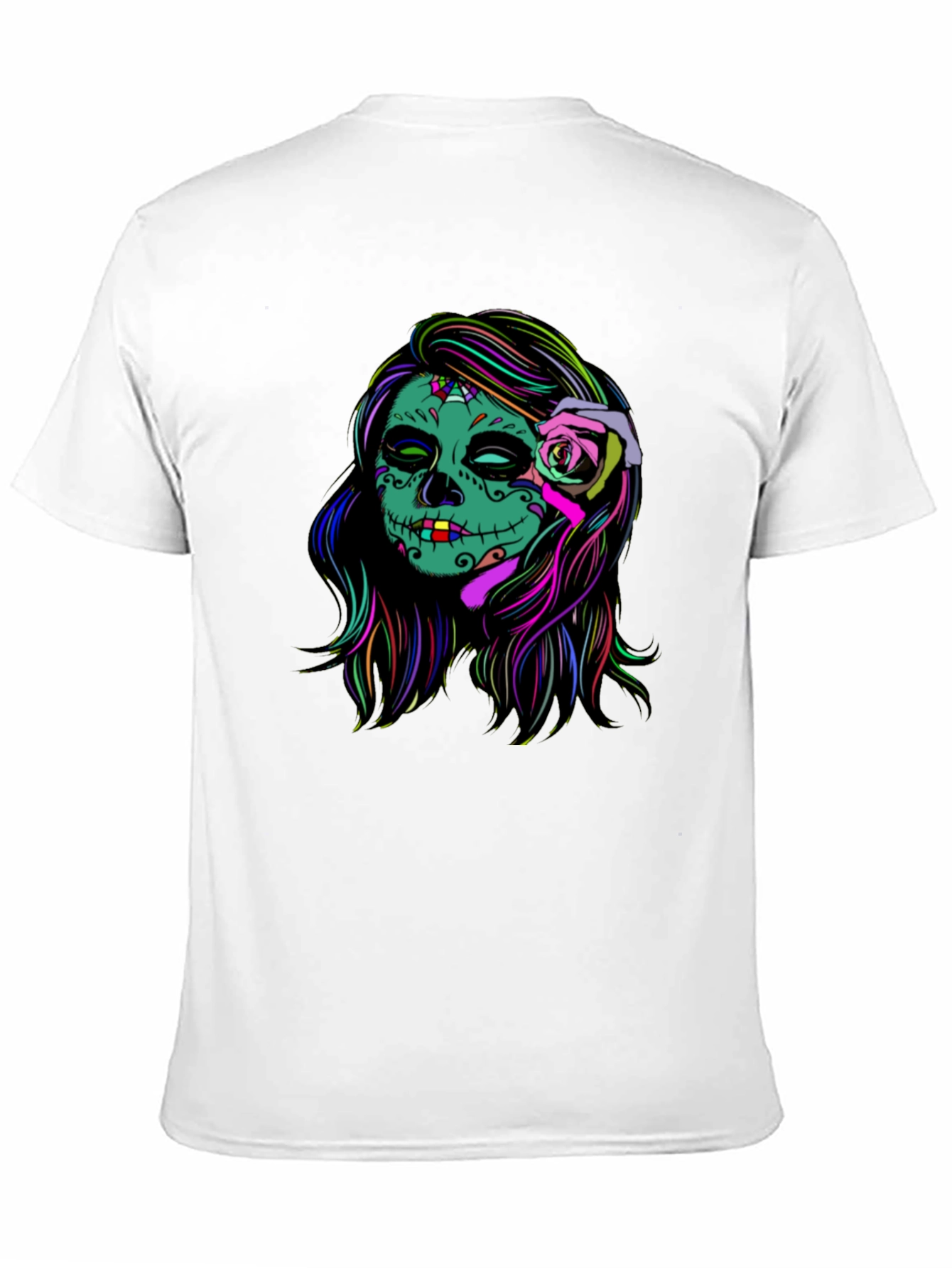 Sugar Skull Black T-Shirt - Day of the Dead