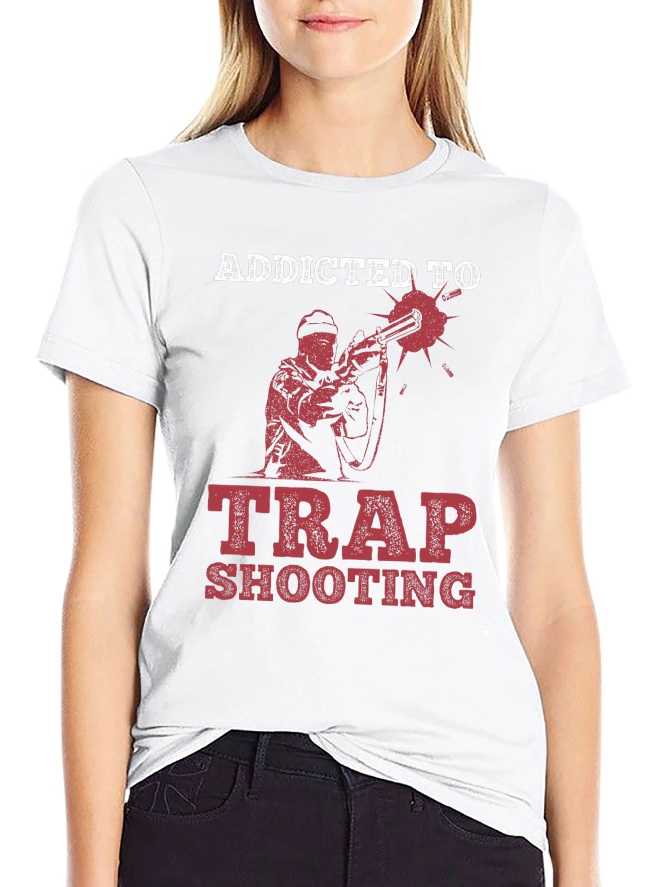 Addicted To Trap Shooting Graphic Tee