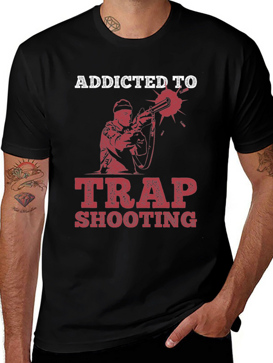 Addicted To Trap Shooting Graphic Tee