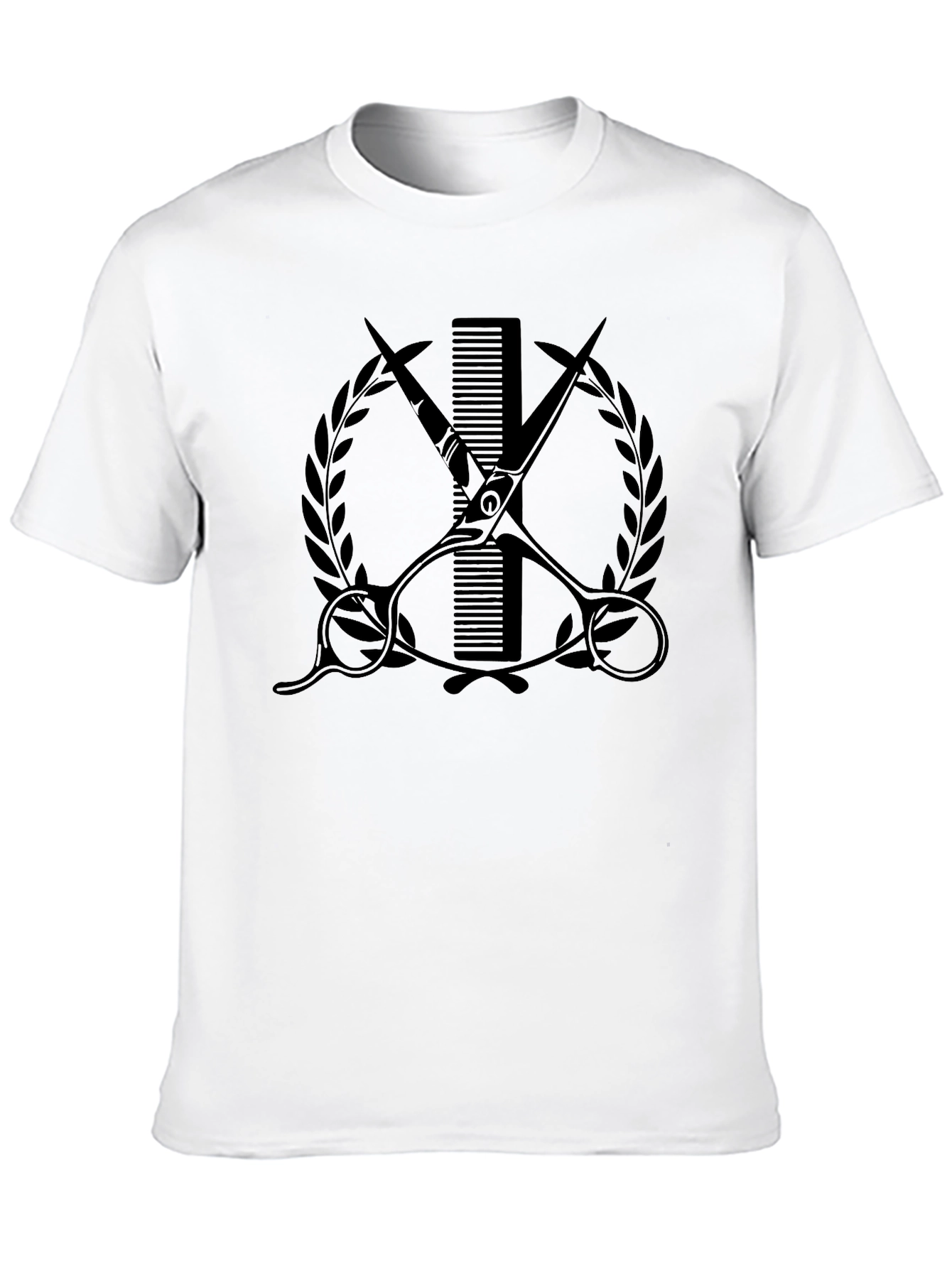 Barber Scissors Comb T-Shirt - Stylish Graphic Tee
