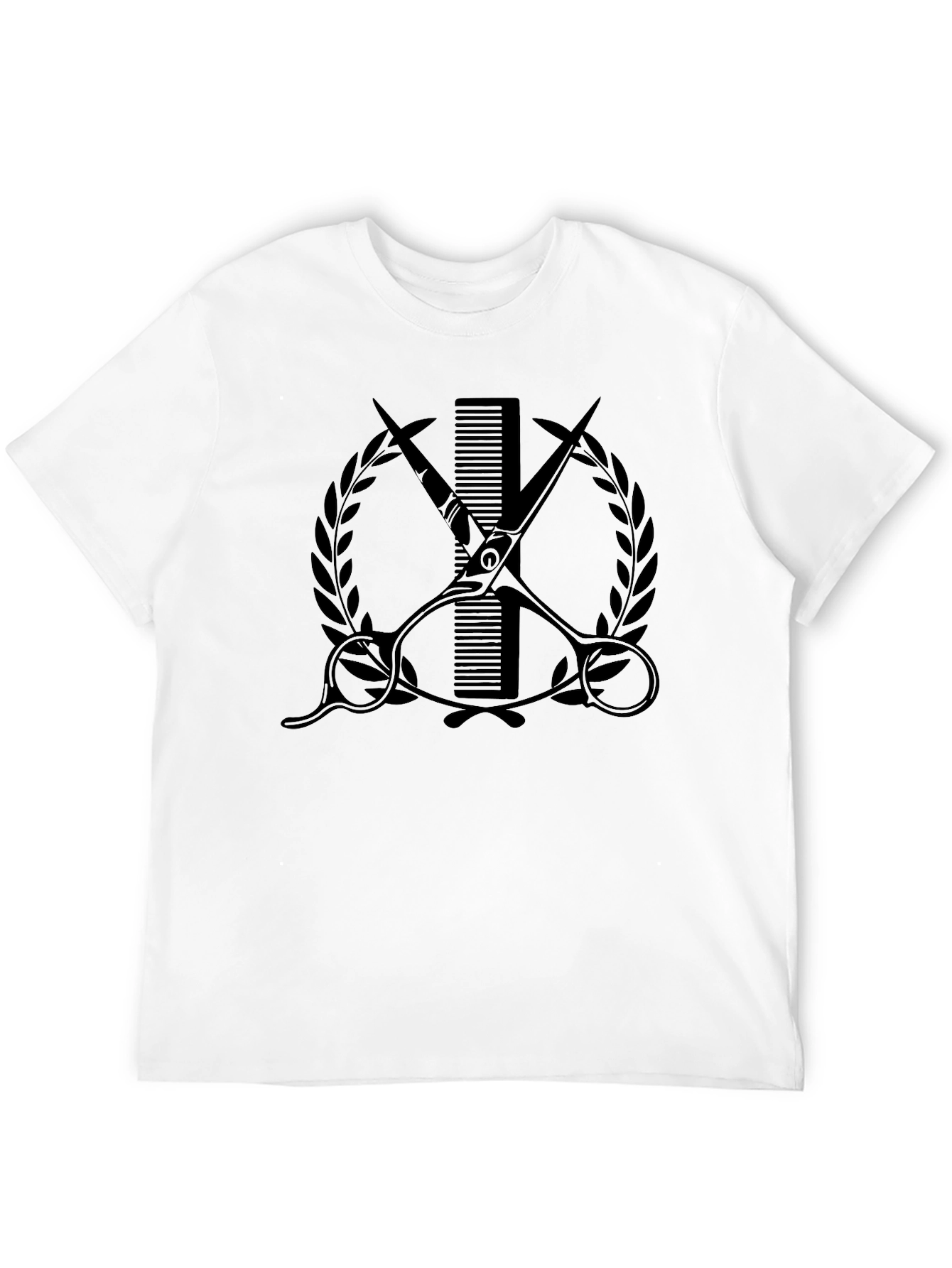Barber Scissors Comb T-Shirt - Stylish Graphic Tee