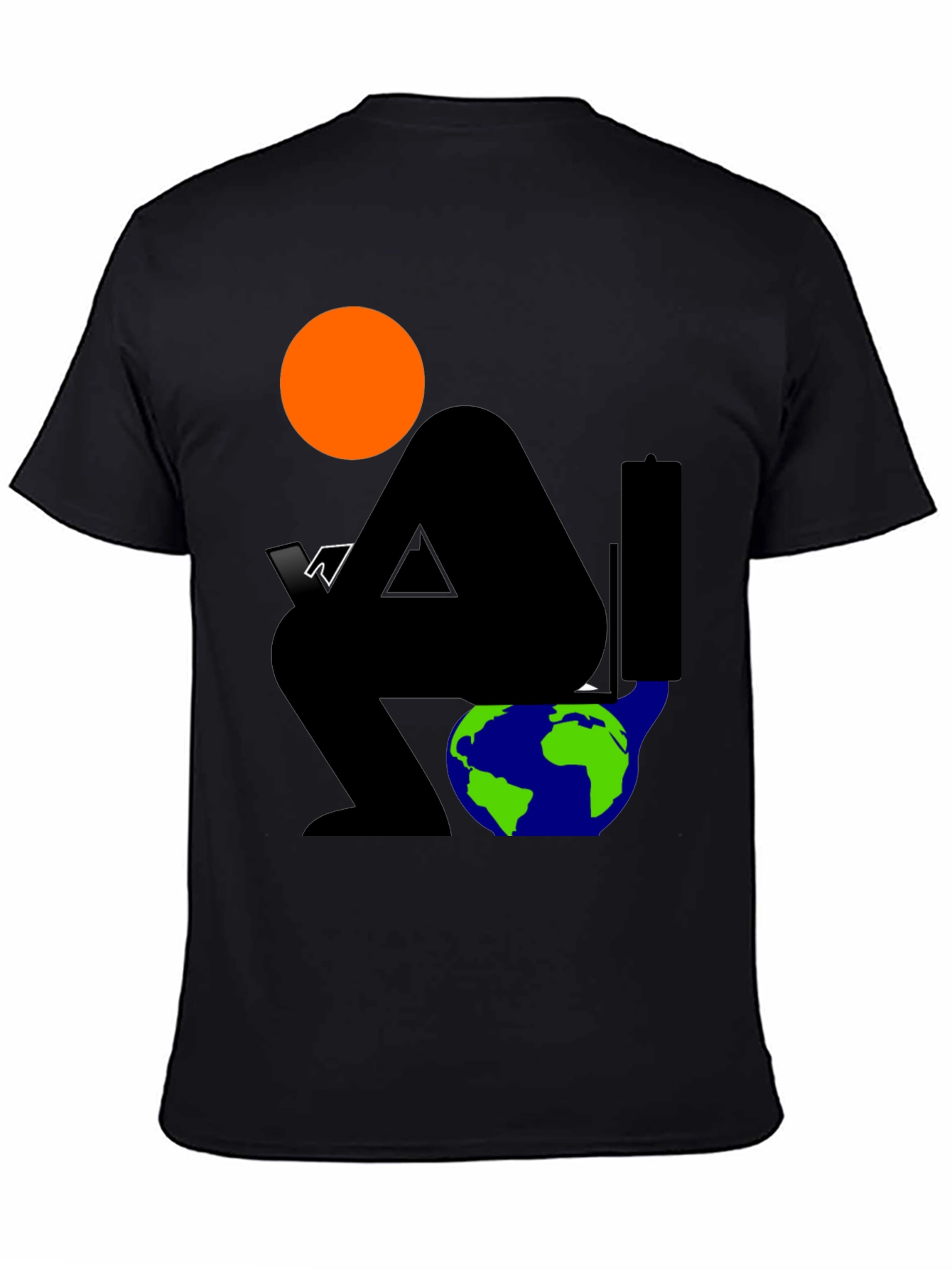 Global Issues Black Graphic T-Shirt