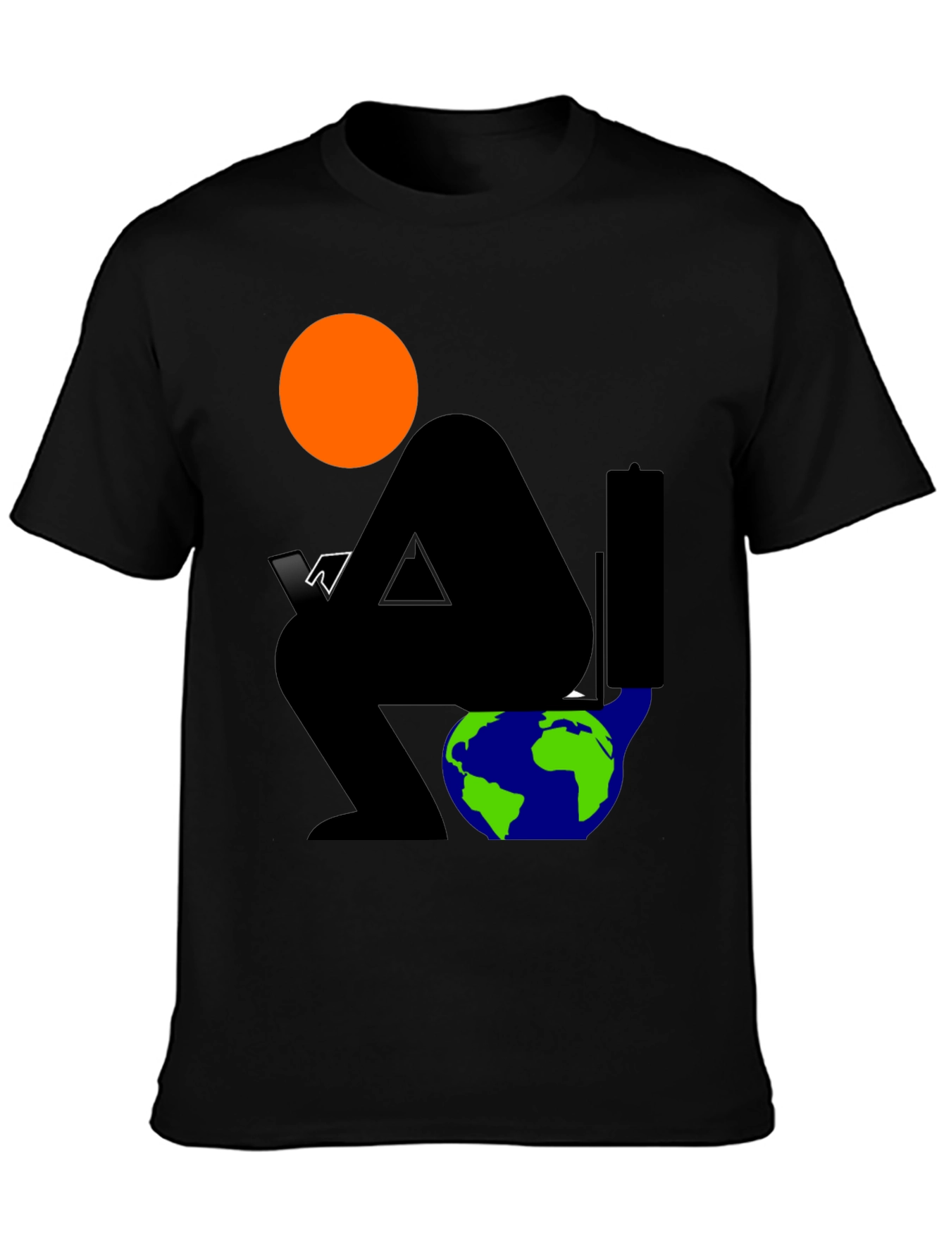 Global Issues Black Graphic T-Shirt