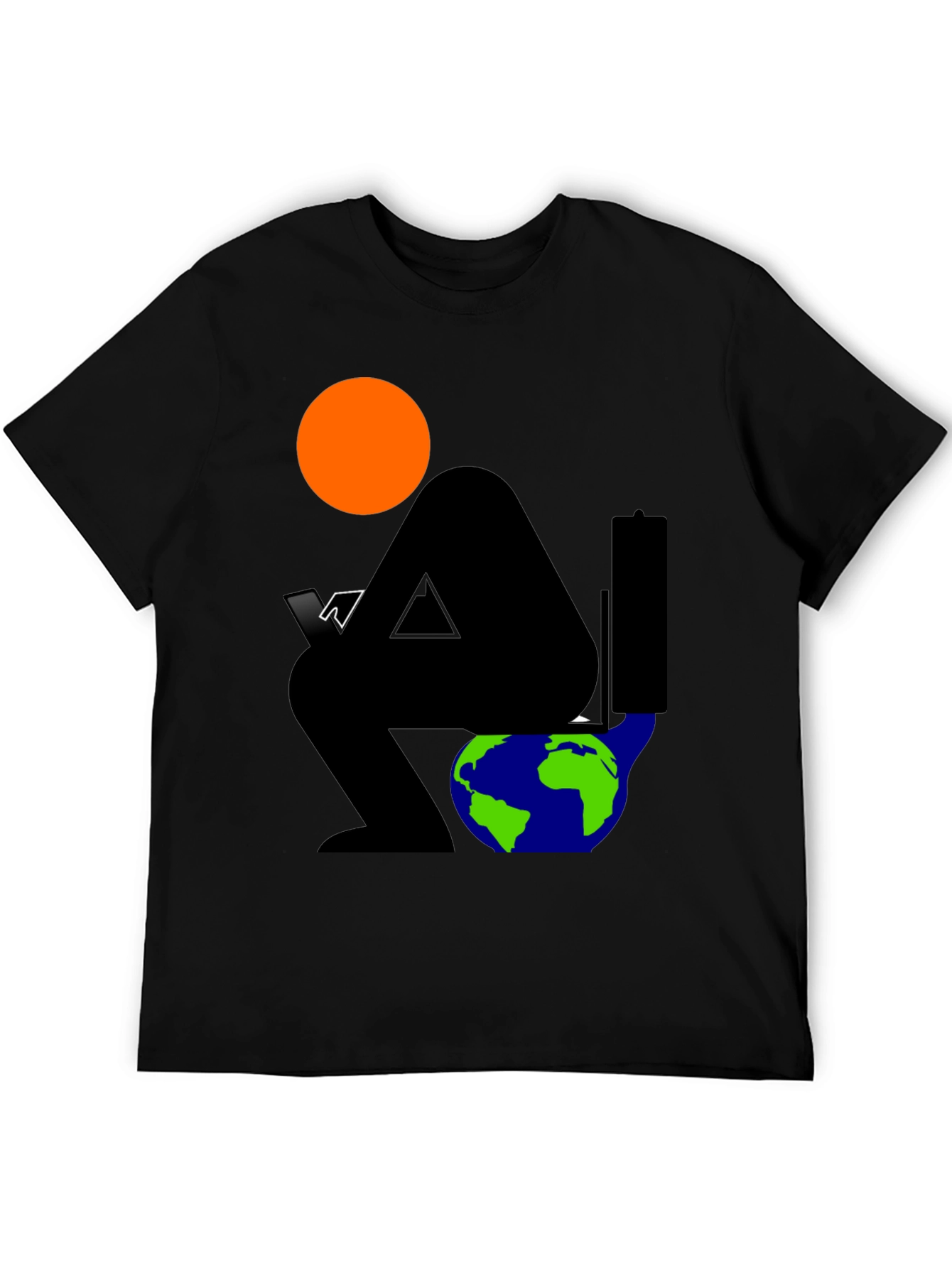 Global Issues Black Graphic T-Shirt