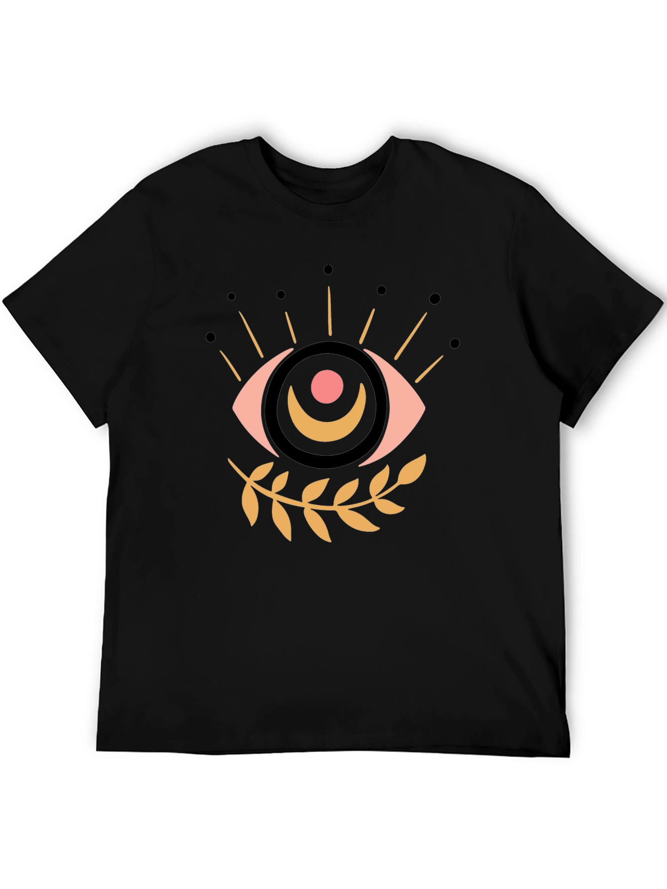 Mystic Eye Graphic Tee - Unisex Black T-Shirt