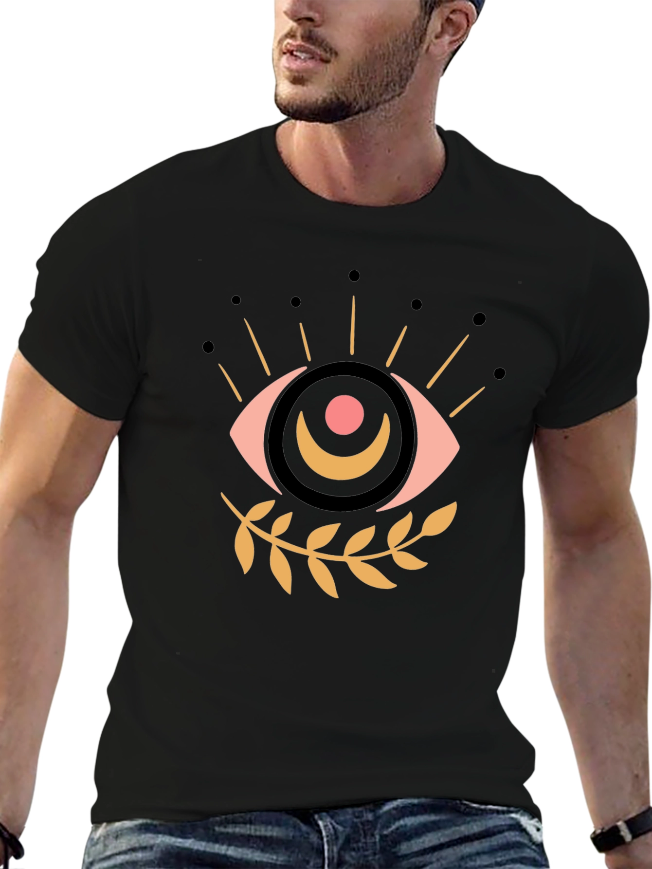 Mystic Eye Graphic Tee - Unisex Black T-Shirt