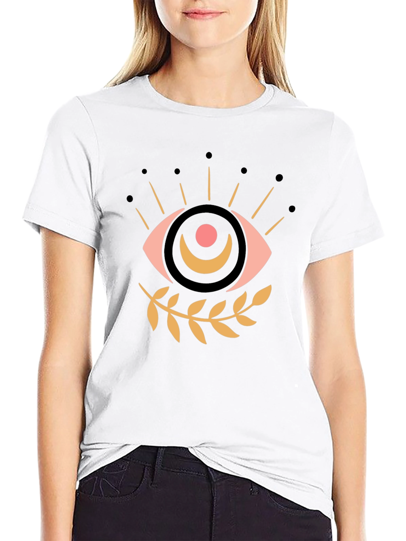 Mystic Eye Graphic Tee - Unisex Black T-Shirt