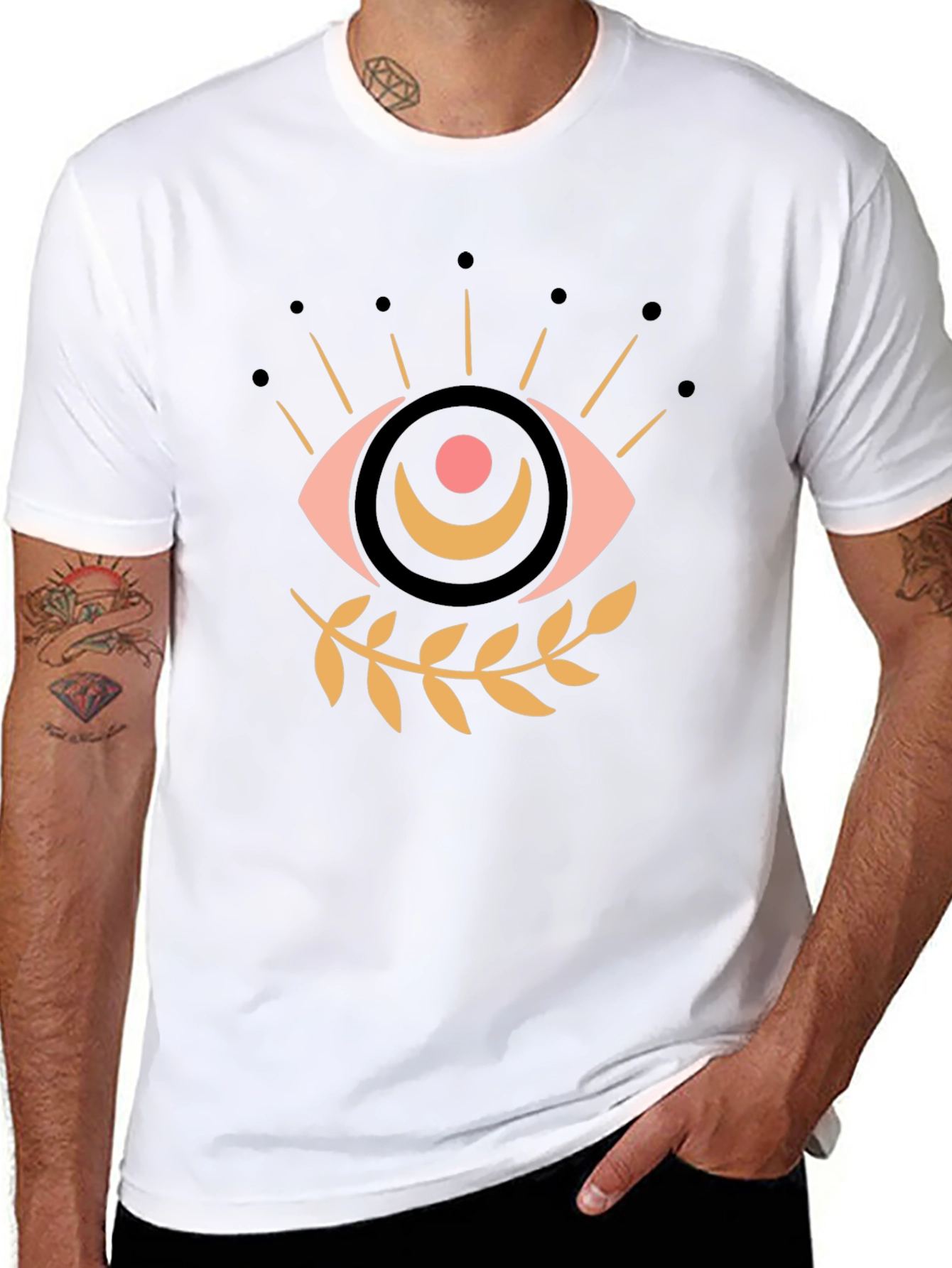 Mystic Eye Graphic Tee - Unisex Black T-Shirt