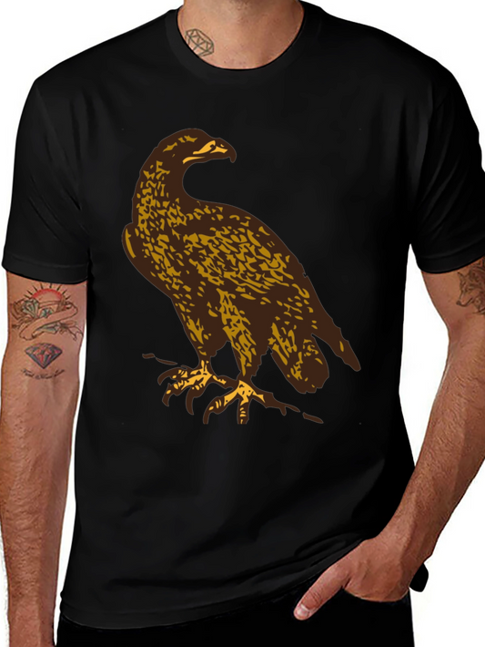 Eagle Graphic T-Shirt - Black Casual Tee