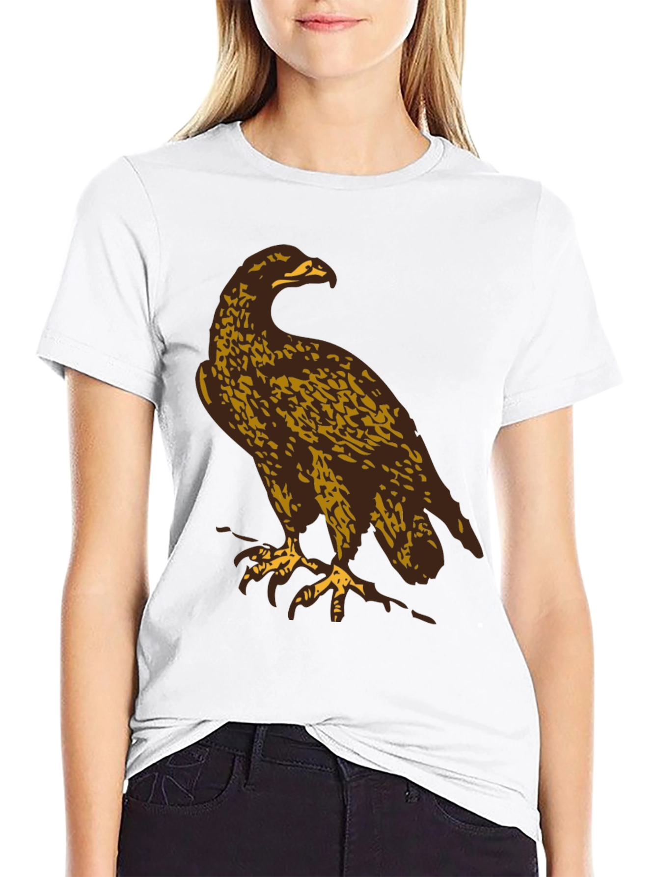 Eagle Graphic T-Shirt - Black Casual Tee