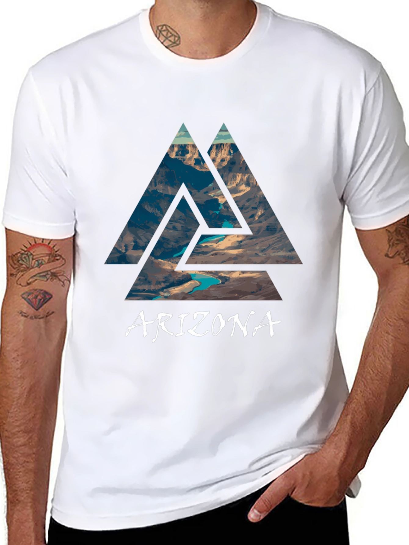 Arizona Grand Canyon Graphic Tee - Black