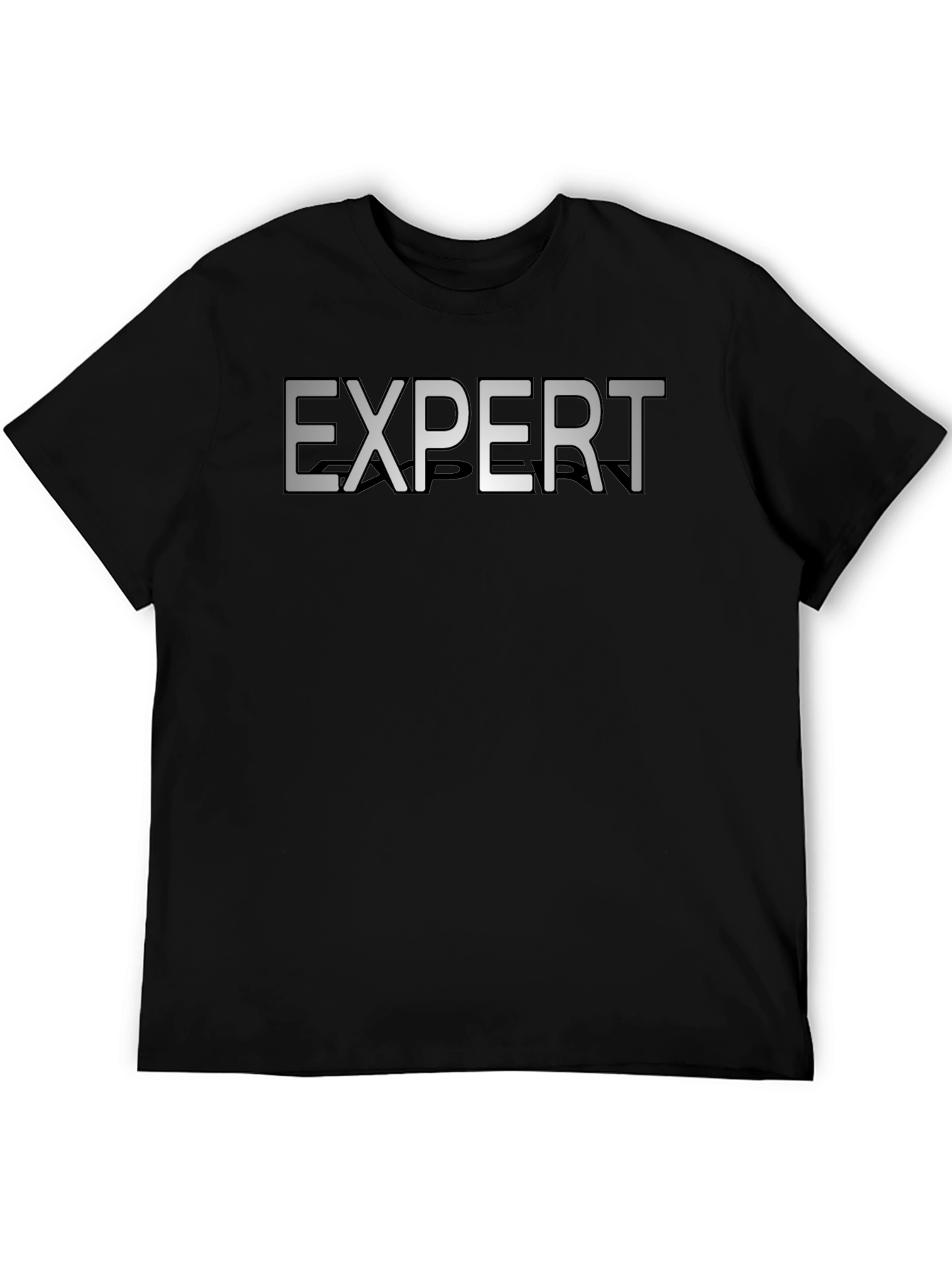 Expert Graphic Tee - Premium Quality Black T-Shirt