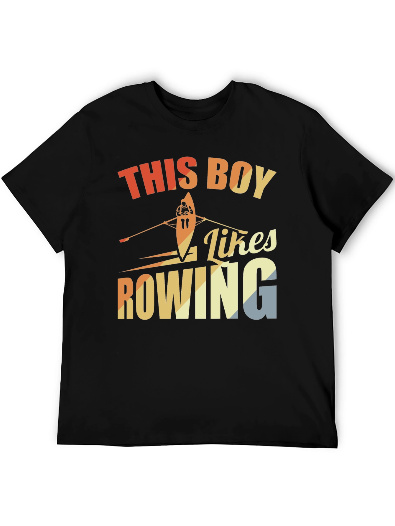 Rowing Enthusiast T-Shirt: This Boy Likes Rowing