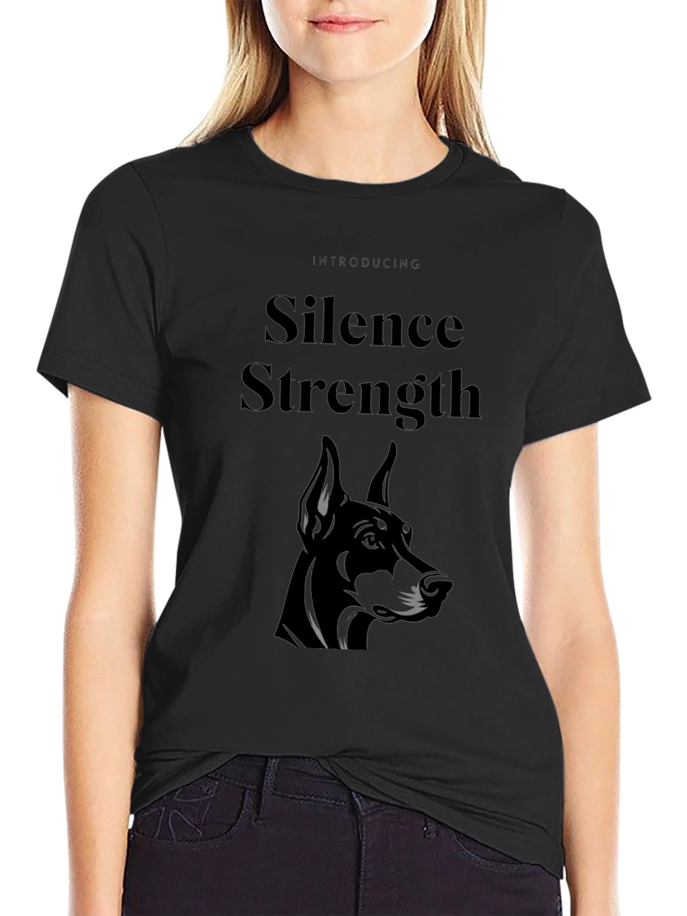 Silence Strength Black T-Shirt