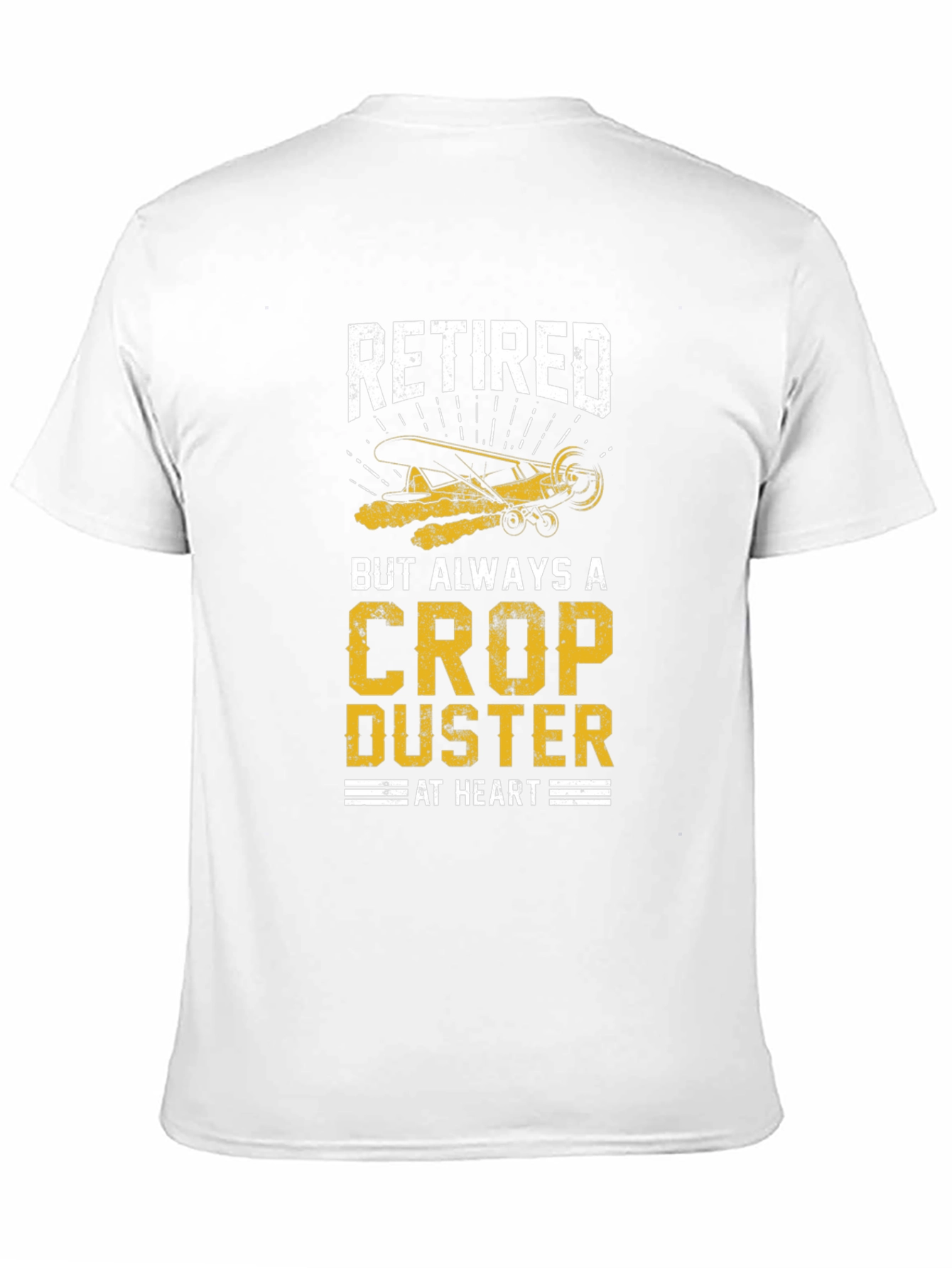Retired Crop Duster T-Shirt - Aviation Lover Gift