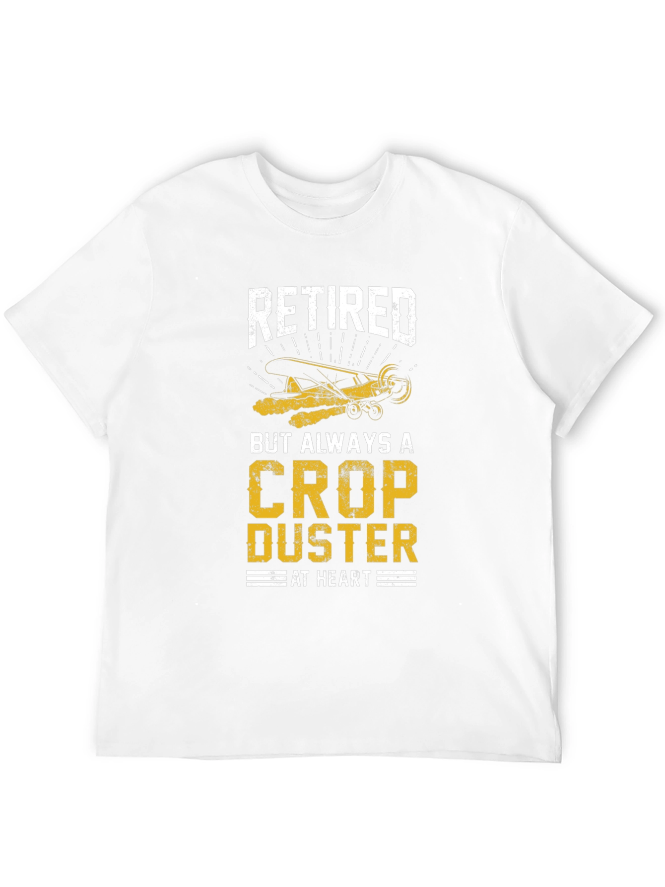 Retired Crop Duster T-Shirt - Aviation Lover Gift