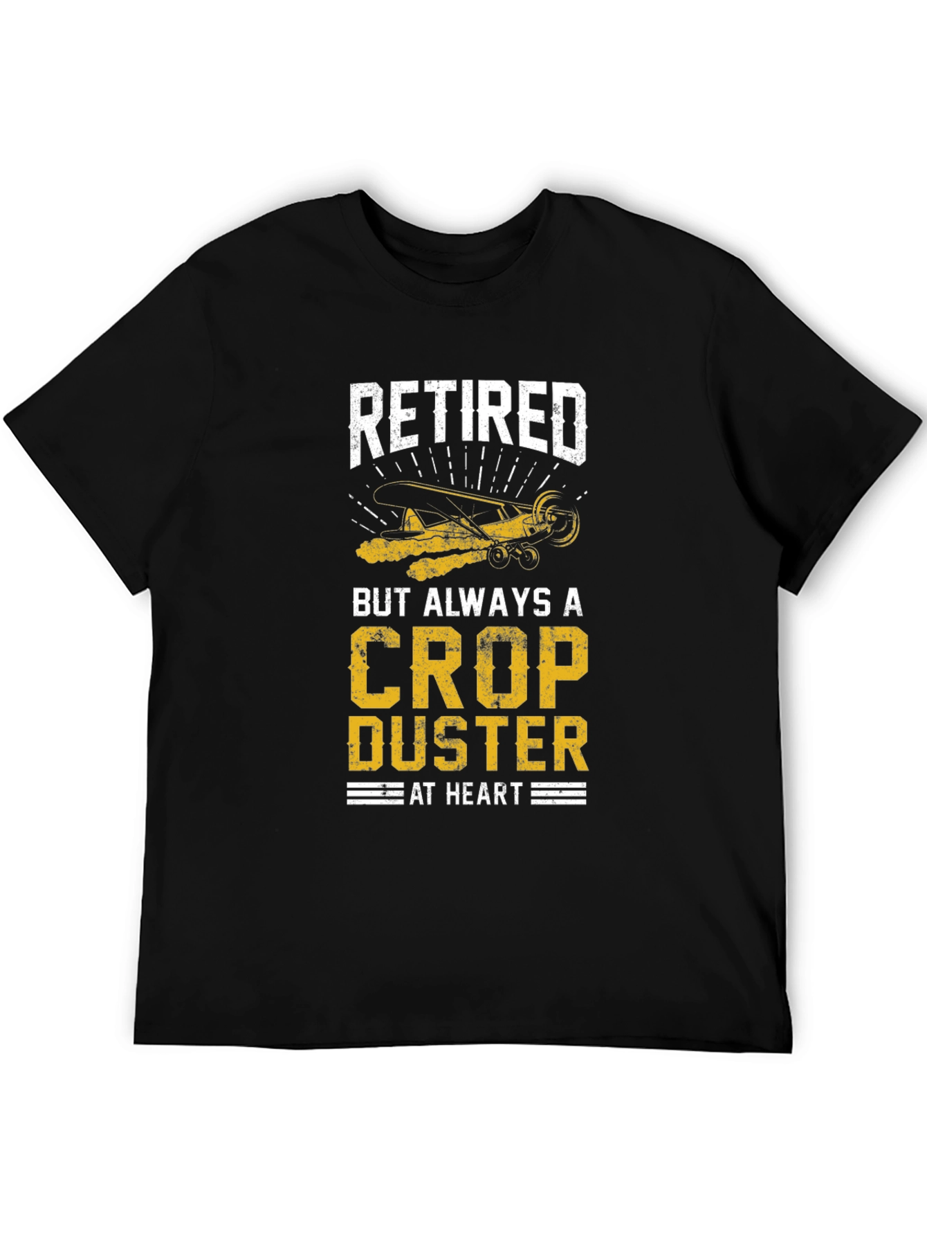 Retired Crop Duster T-Shirt - Aviation Lover Gift